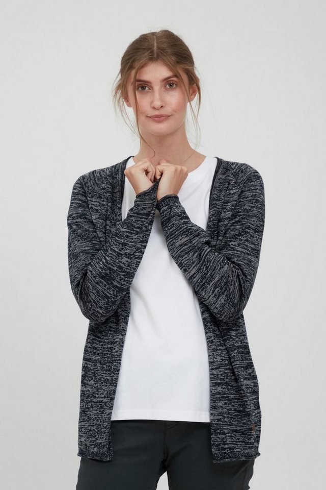 OXMO Strickjacke OXDanila Strickjacke mit aufgerollten Säumen günstig online kaufen