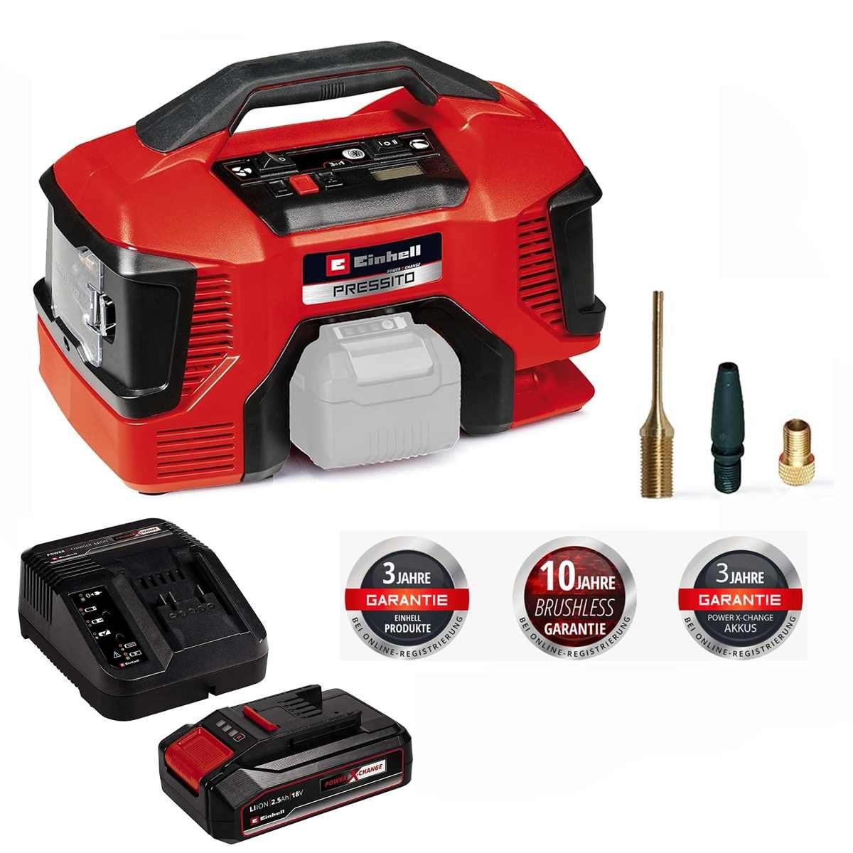 Einhell Akku-Handkompressor Einhell PRESSITO 18/21 X-Change günstig online kaufen