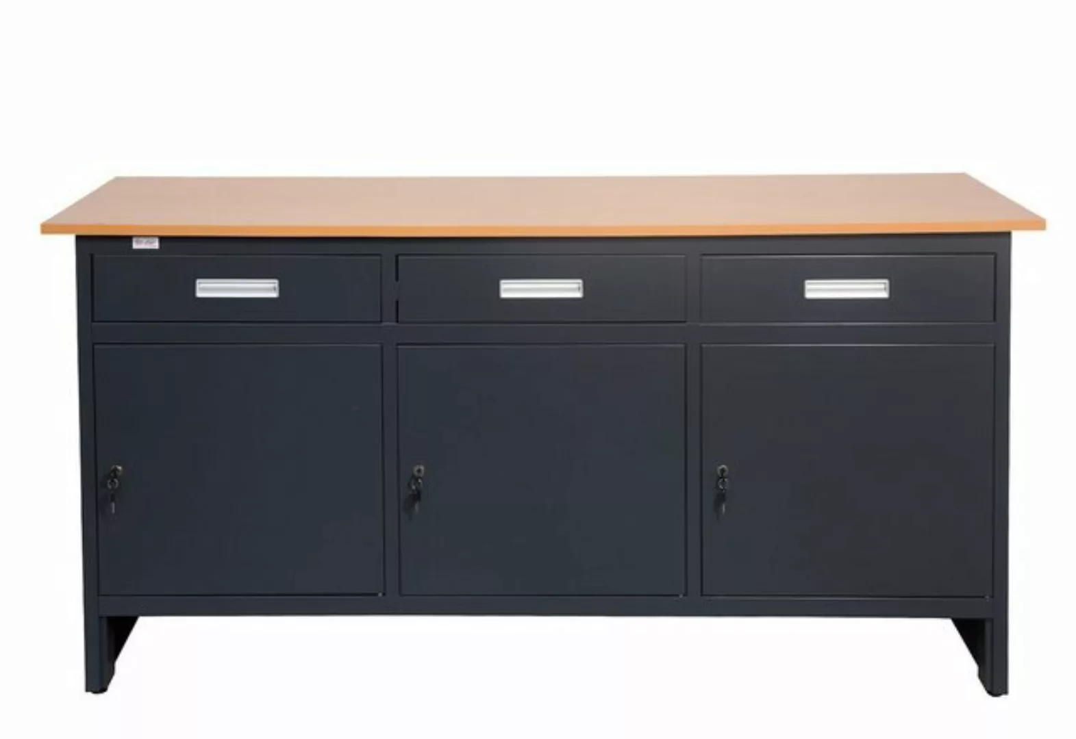 Jet-Line Werkzeugschrank Werkbank GROSNY 170 cm anthrazit günstig online kaufen