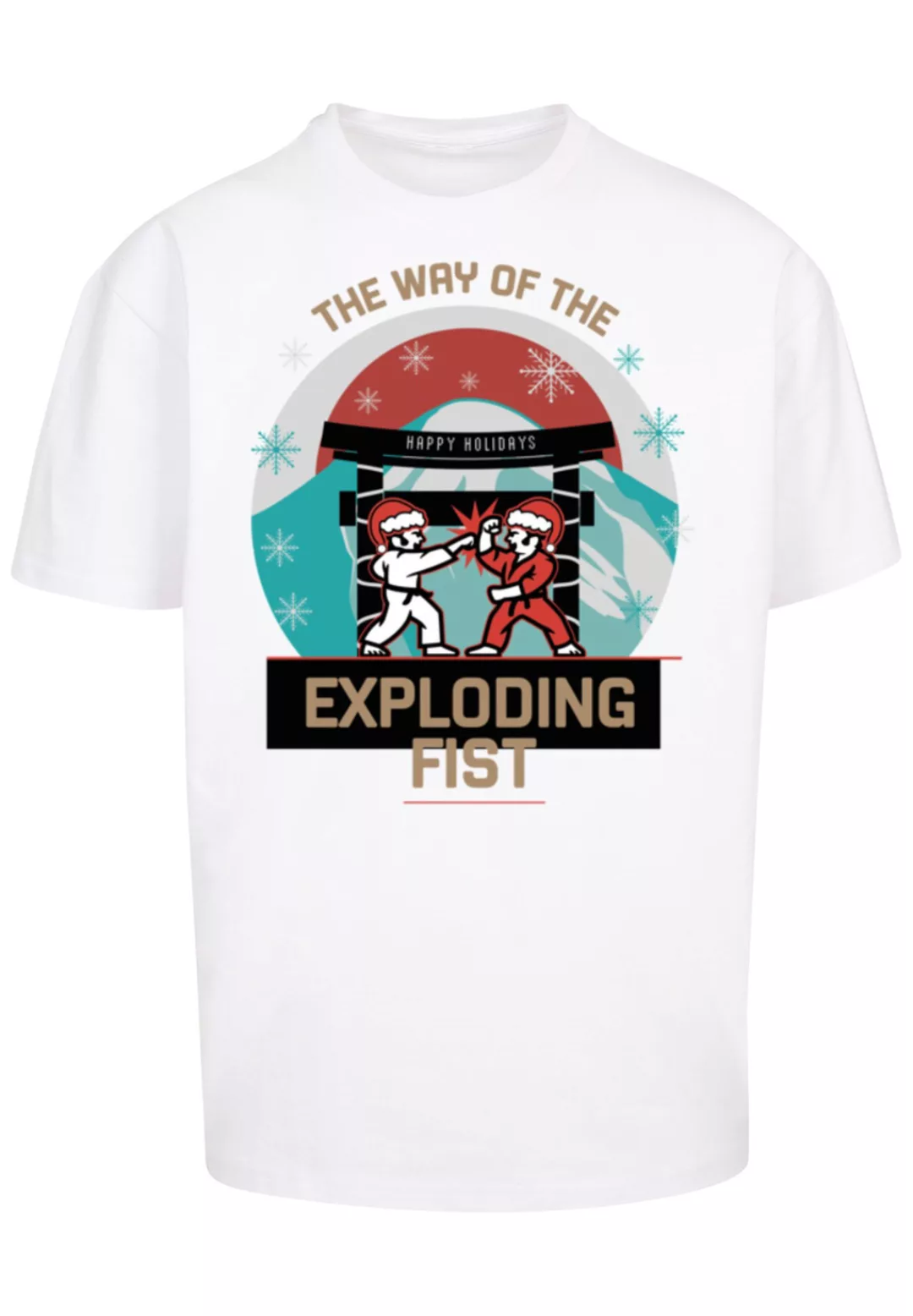 F4NT4STIC T-Shirt "Retro Gaming Way of the Exploding Fist Christmas", Print günstig online kaufen