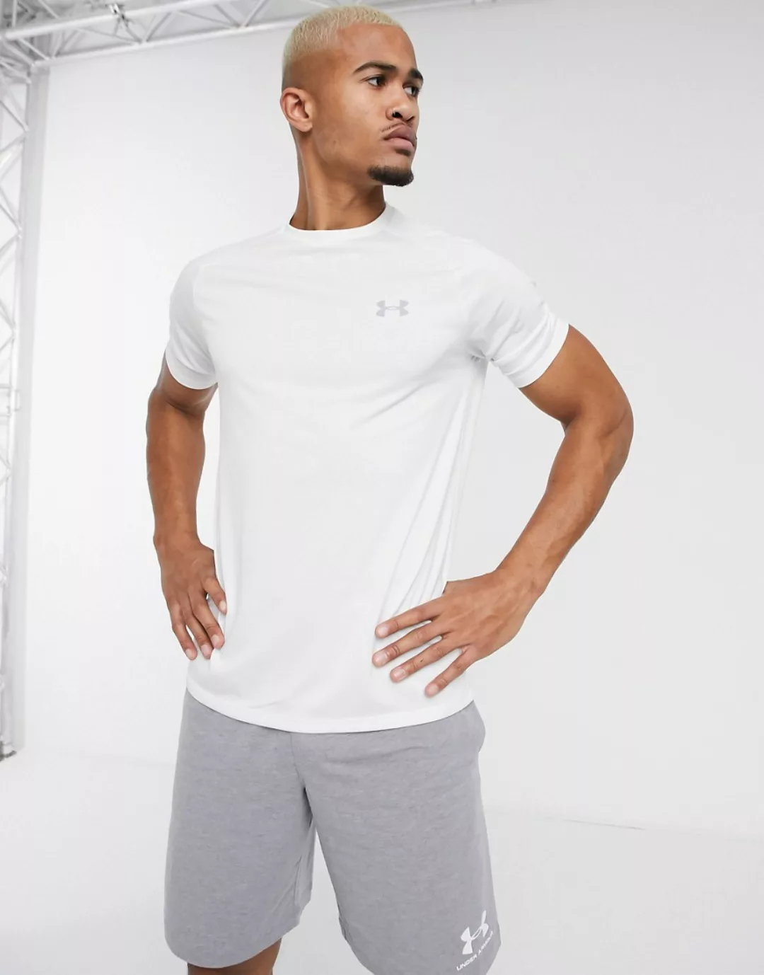 Under Armour – Tech 2.0 – T-Shirt in Weiß günstig online kaufen