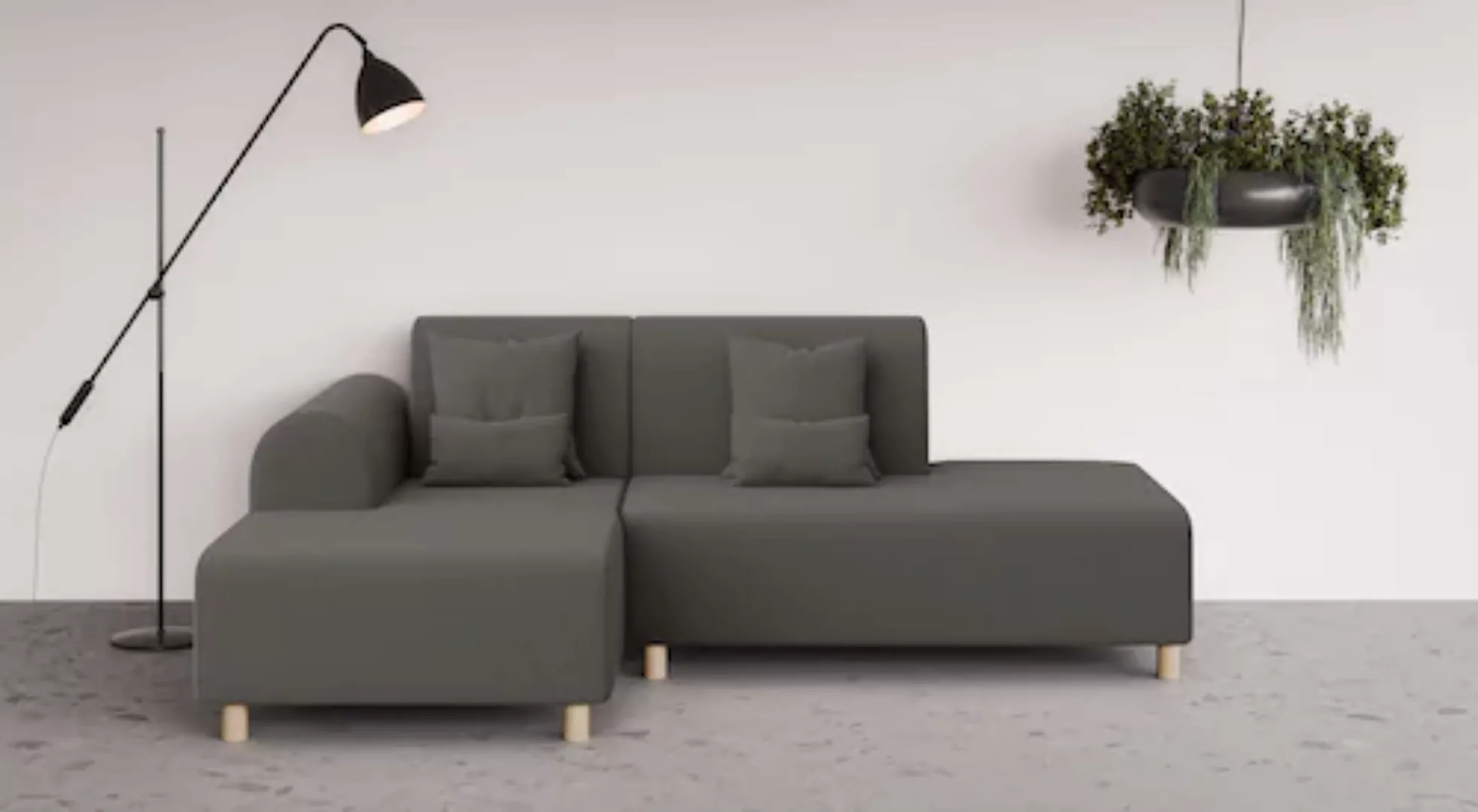 INOSIGN Ecksofa »Suyala«, L-Form mit Hocker günstig online kaufen