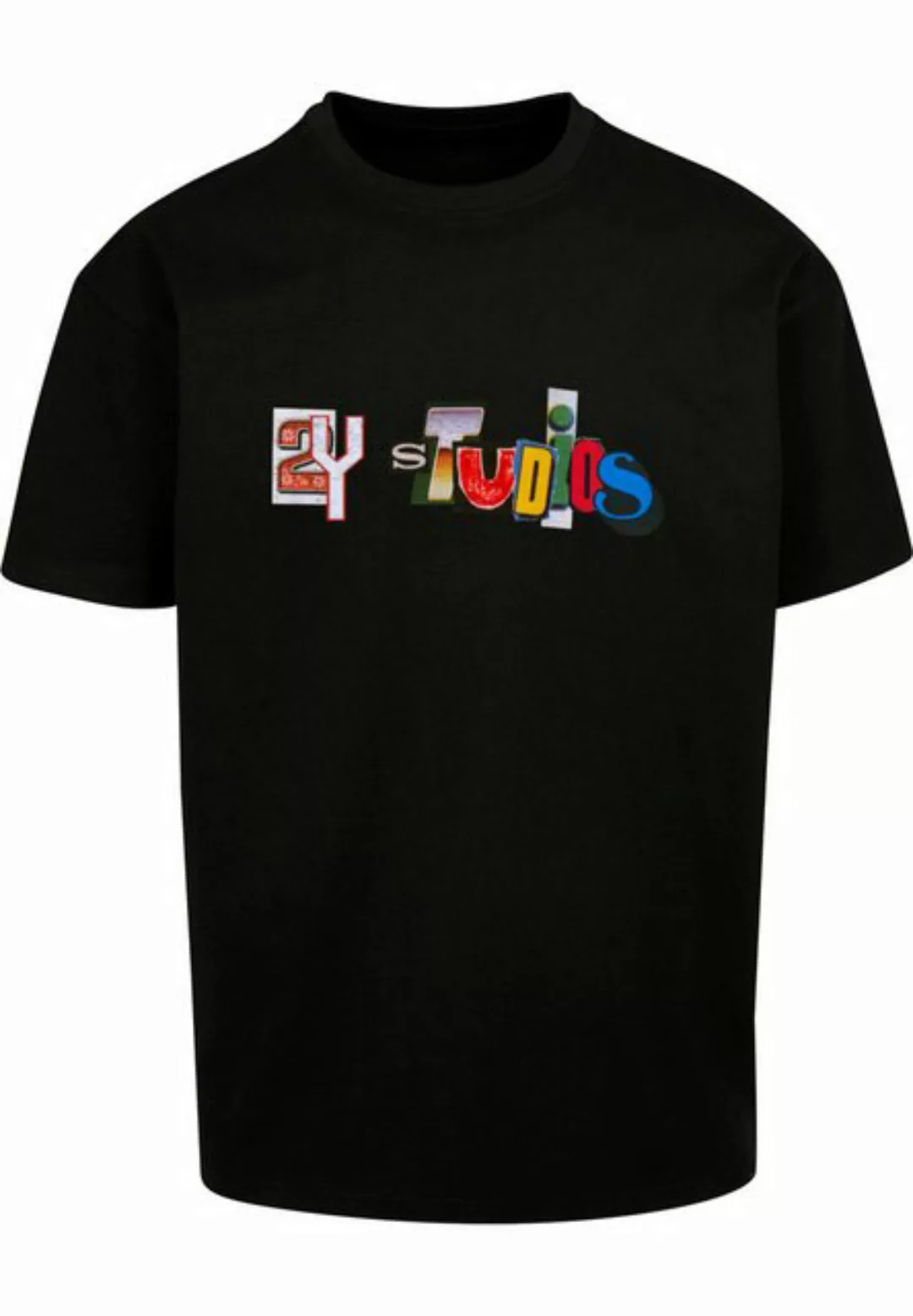 2Y Studios T-Shirt 2Y Studios Herren RANSOM NOTE LOGO TEE (1-tlg) günstig online kaufen
