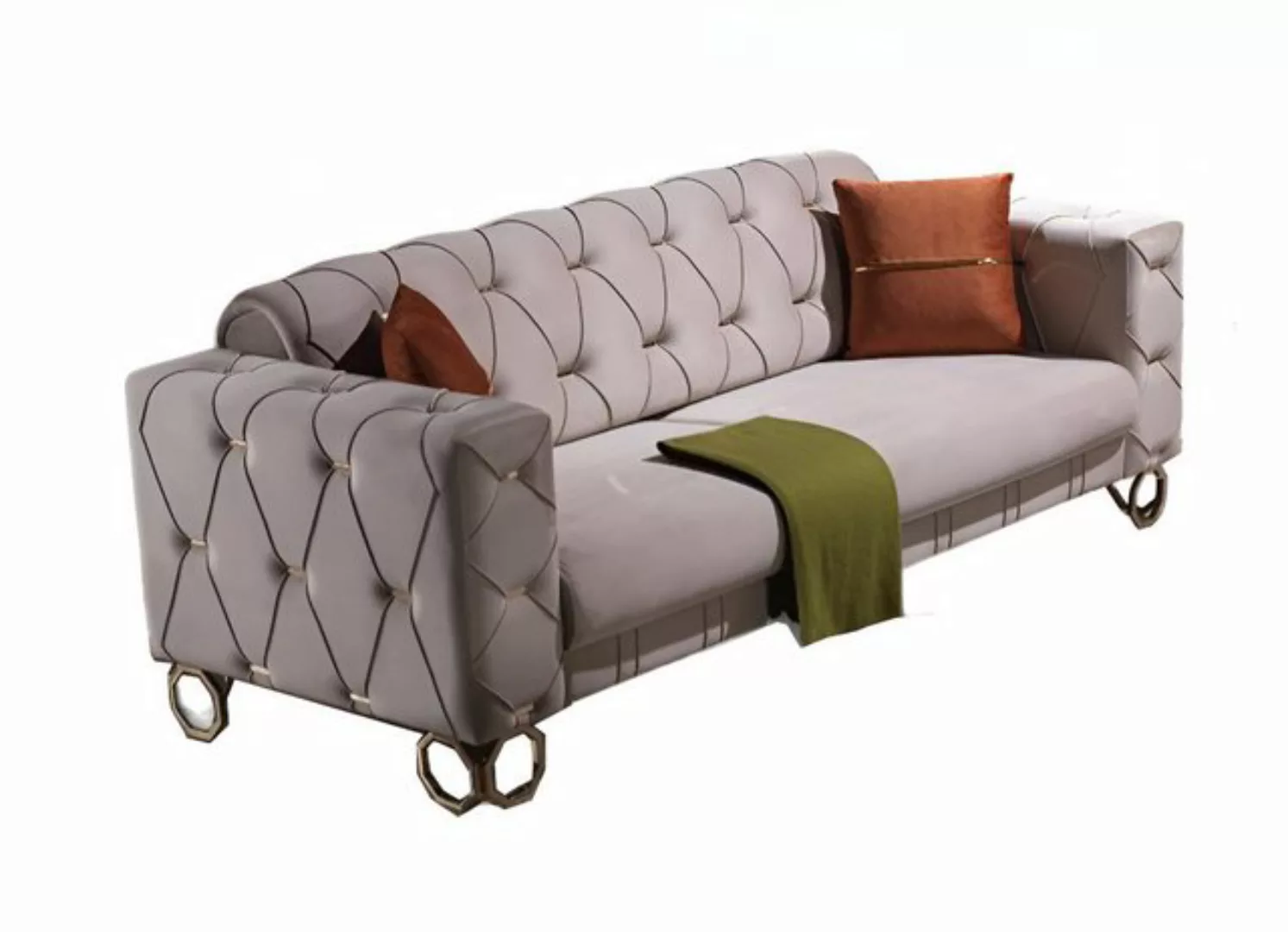 Villa Möbel Sofa Lizzy, 1 Stk. 3-Sitzer, Hand Made Quality, pflegeleichter günstig online kaufen