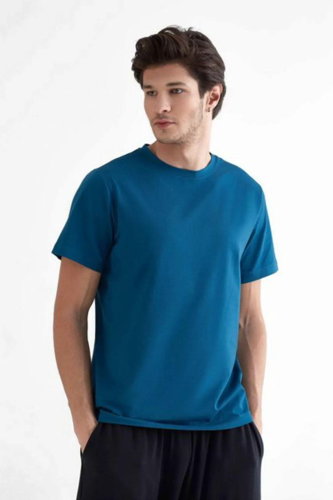 Herren Kurzarm-funktionsshirt/t-shirt Bio-baumwolle/modal günstig online kaufen