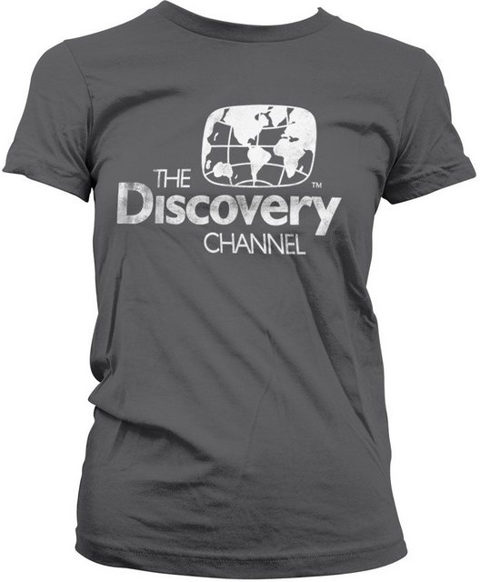 Discovery T-Shirt Distressed Logo Girly Tee günstig online kaufen