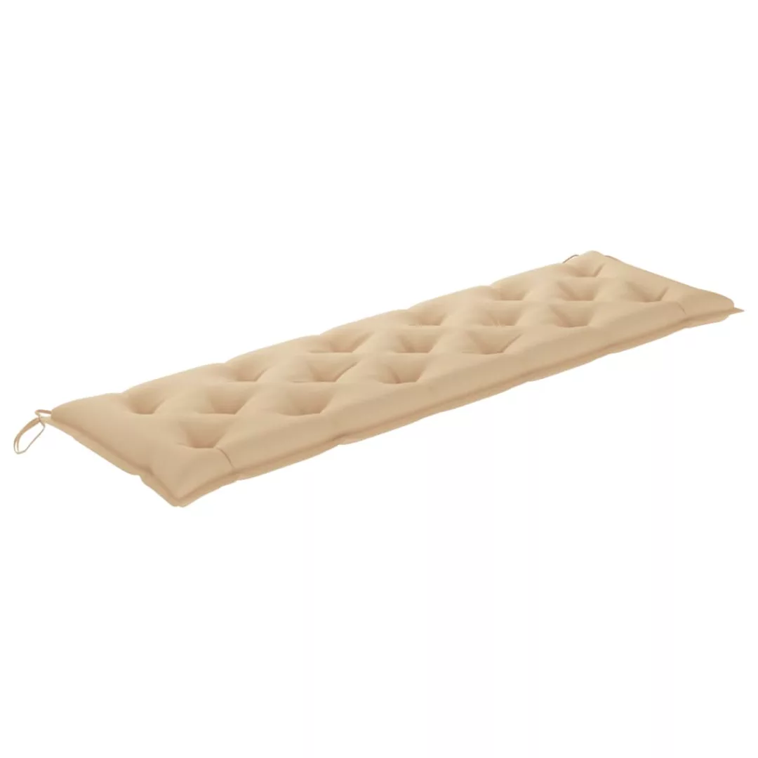 Gartenbank-auflage Beige 180x50x7 Cm Stoff günstig online kaufen