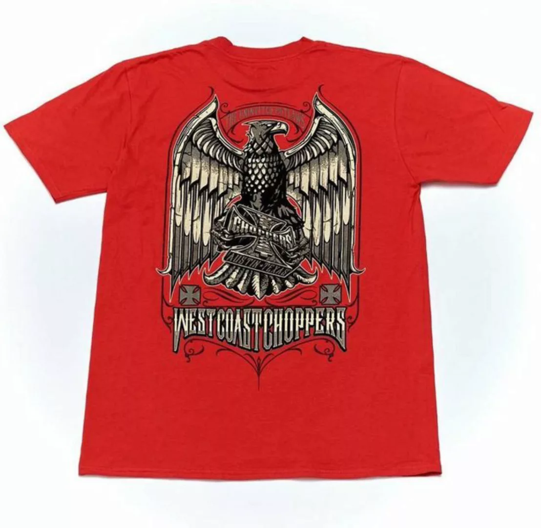 West Coast Choppers T-Shirt Uninvited Outlaws Tee Red günstig online kaufen