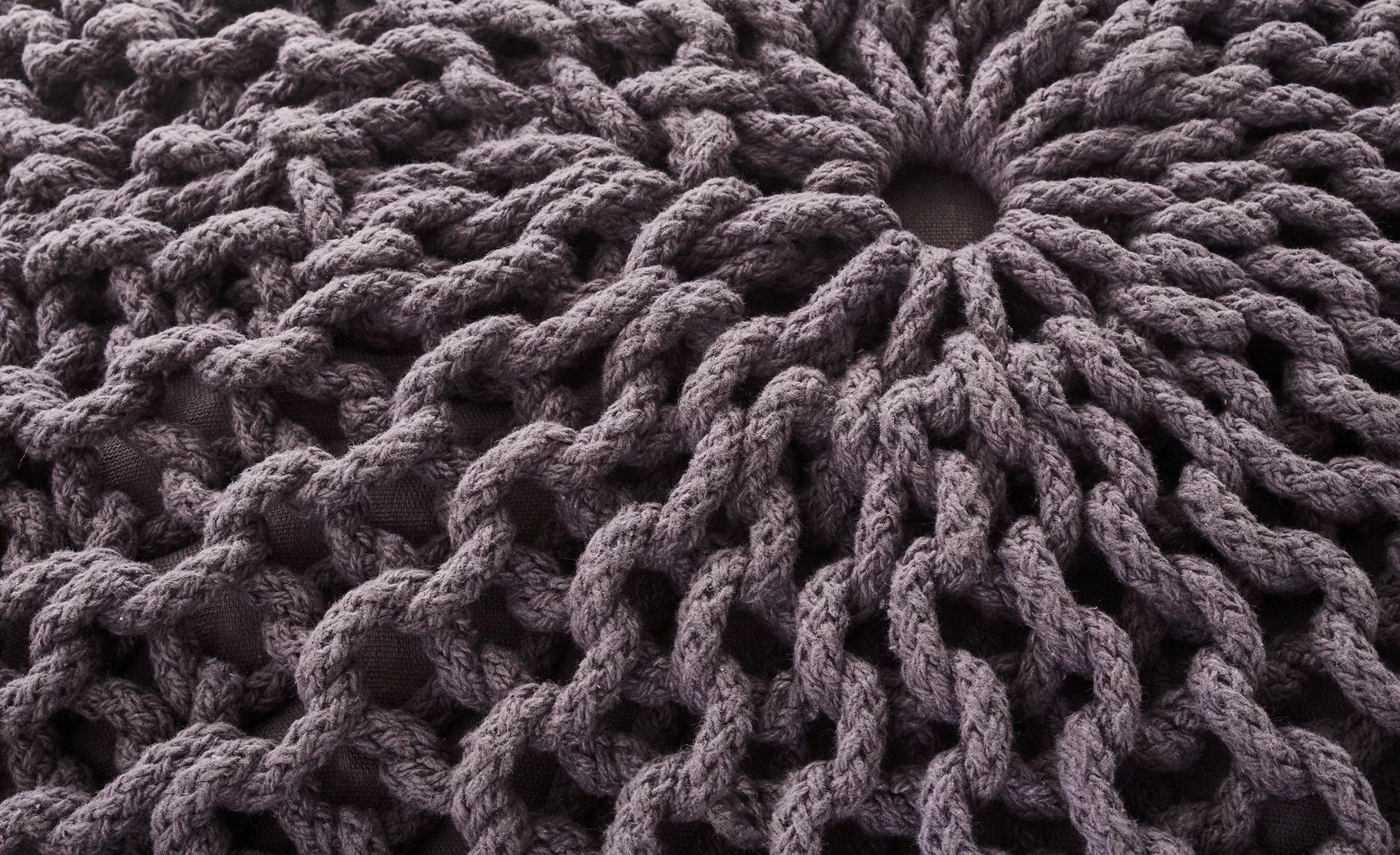 como Strickpouf   ¦ grau ¦ Maße (cm): H: 45  Ø: 65 Dekokissen & Decken > Ki günstig online kaufen