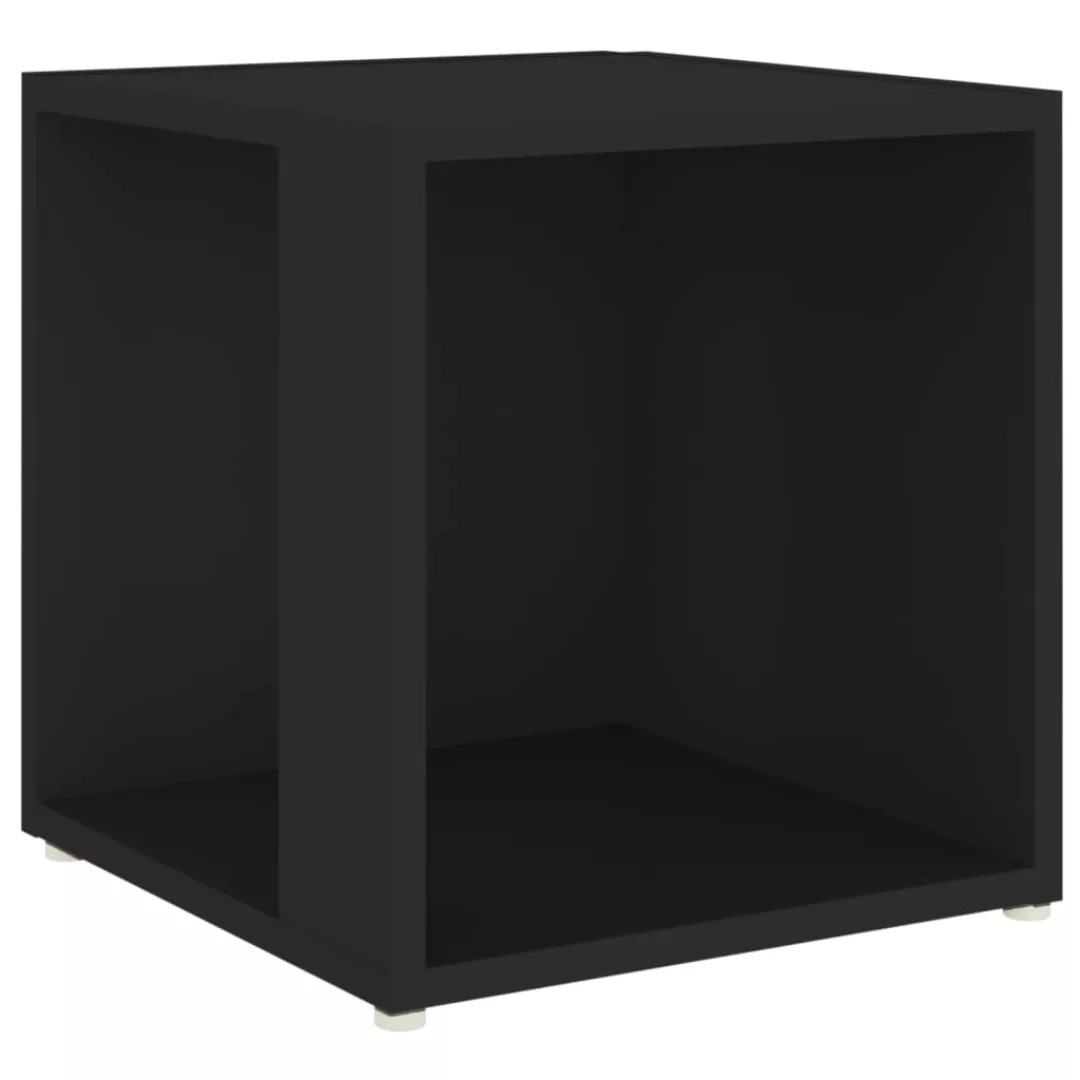 Beistelltisch Schwarz 33x33x34,5 Cm Spanplatte günstig online kaufen