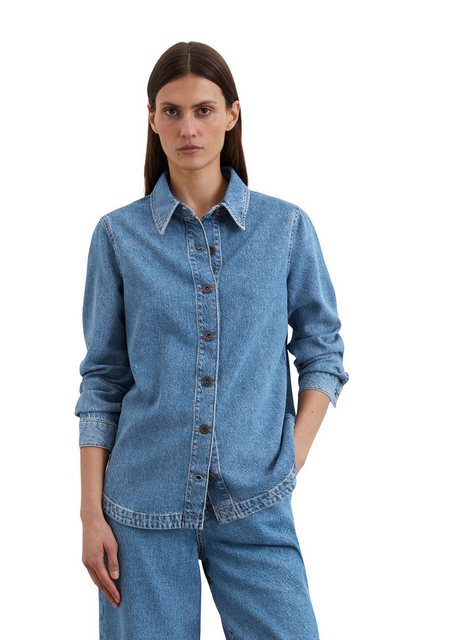 Marc O'Polo Jeansbluse aus Lyocell-Bio-Baumwolle-Mix günstig online kaufen