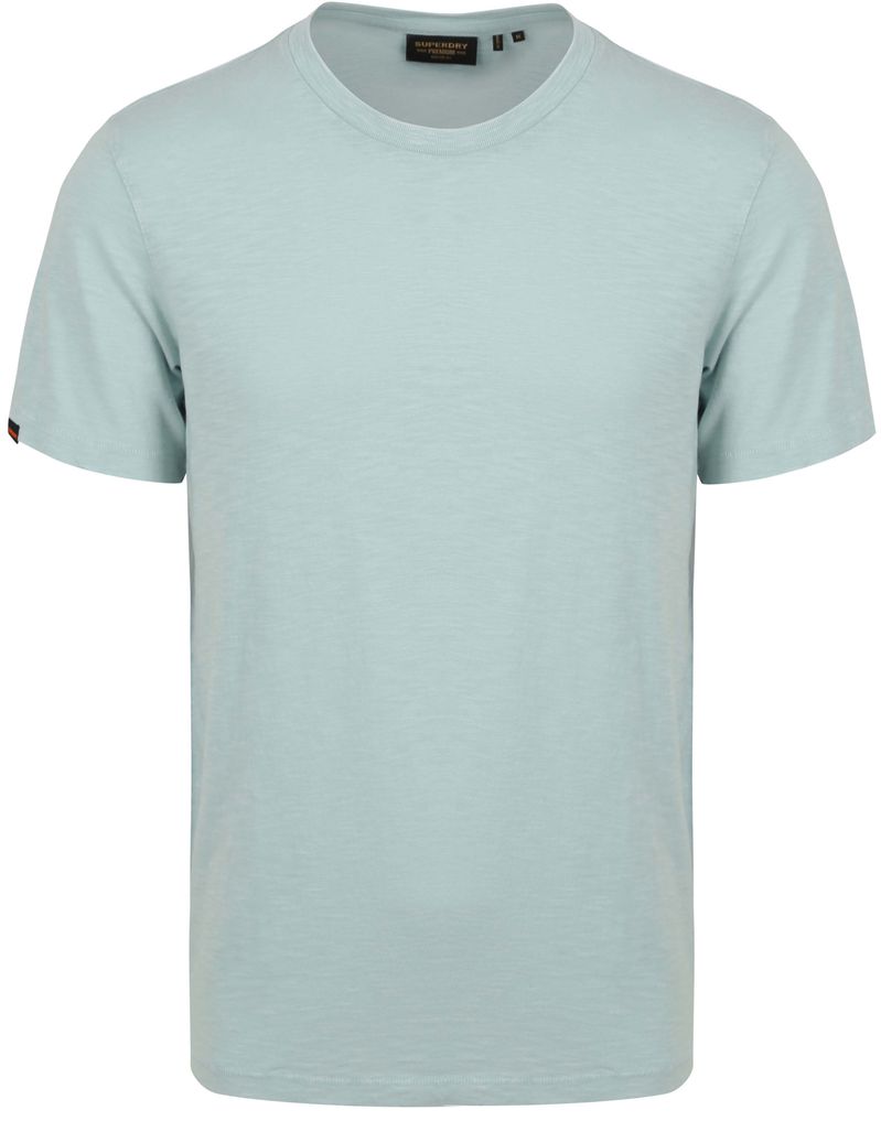 Superdry Slub T Shirt Melange Hellblau - Größe XL günstig online kaufen