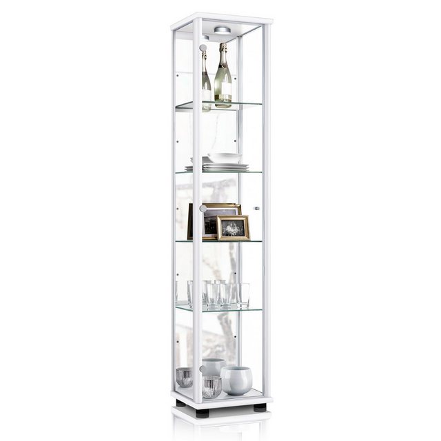 VR-Wohnideen Standvitrine C1016 (Glasvitrine (176x37x33 cm) mit 1 Glastür) günstig online kaufen