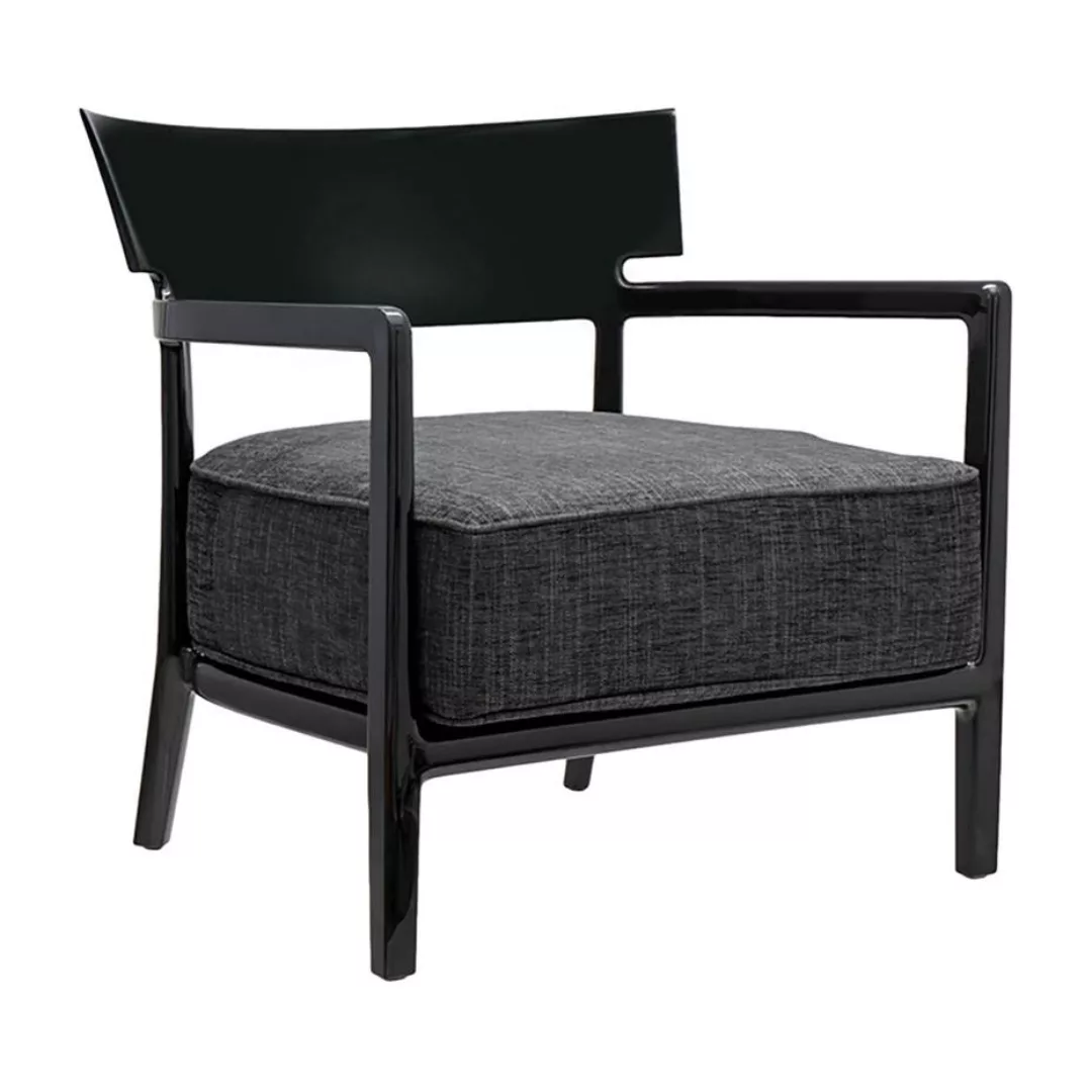 Kartell - Cara Solid Sessel - anthrazit/Stoff Solid/BxHxT 68x69x67cm/Gestel günstig online kaufen