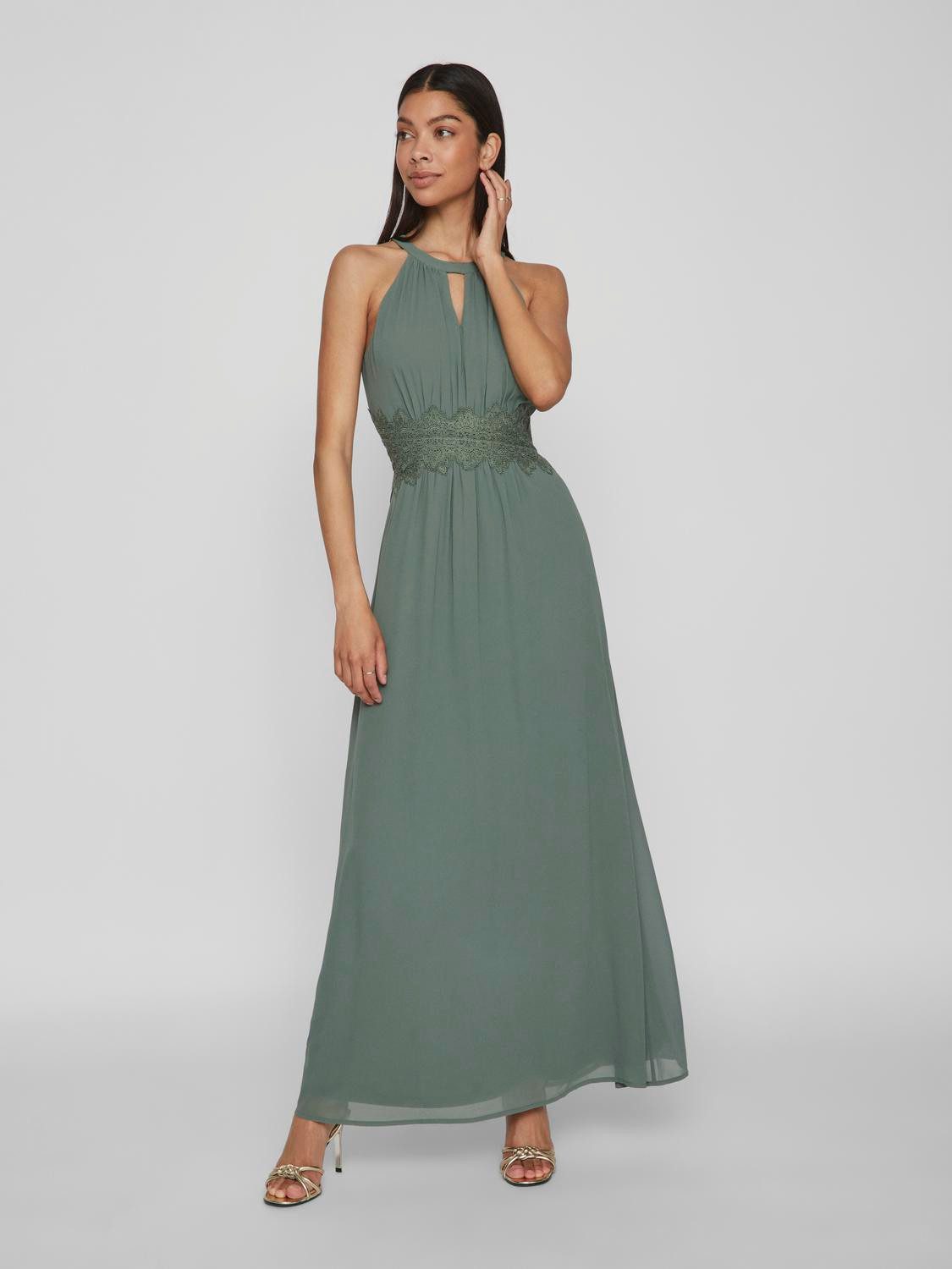 Vila Maxikleid VIMILINA HALTERNECK MAXI DRESS günstig online kaufen