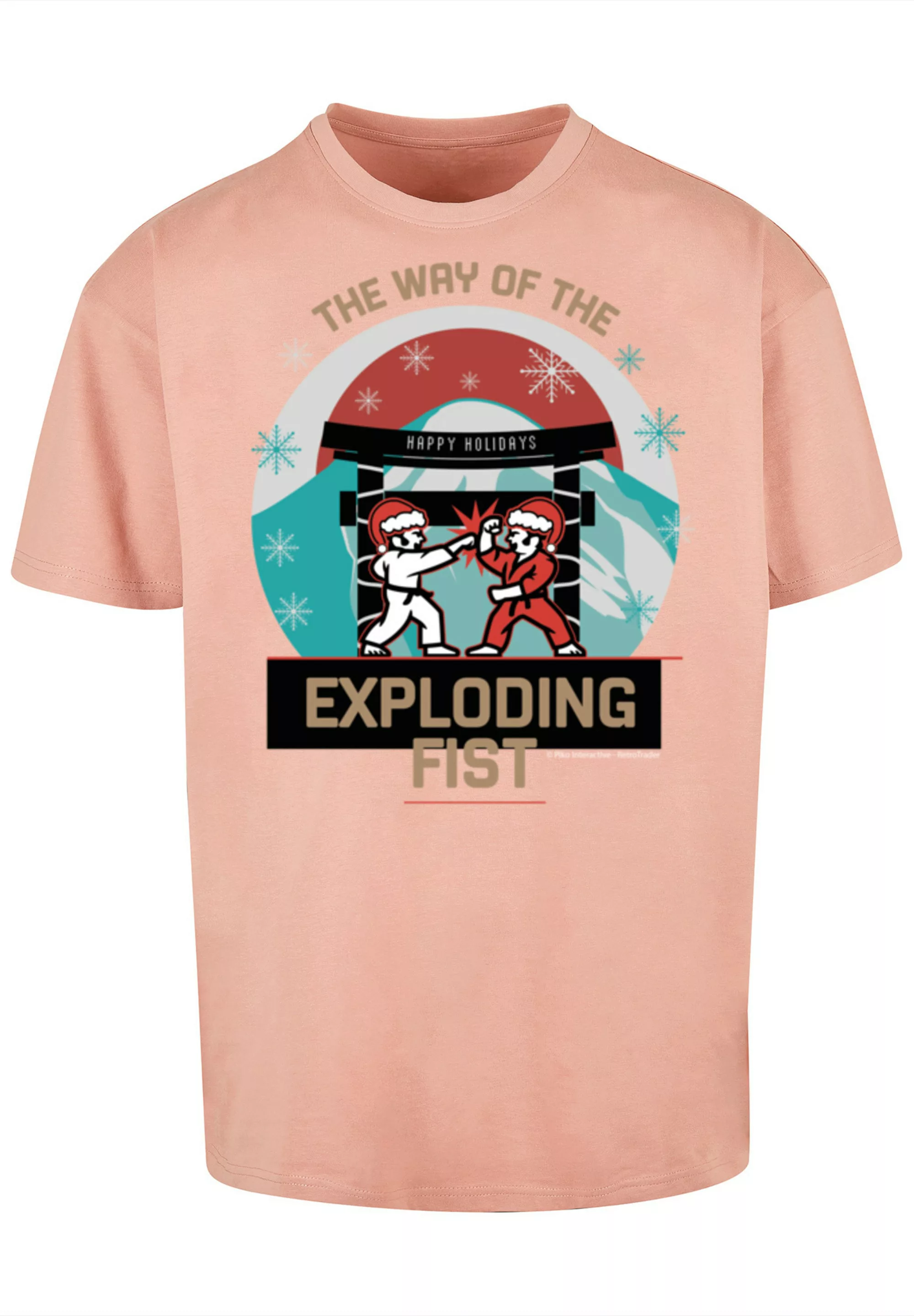 F4NT4STIC T-Shirt "Retro Gaming Way of the Exploding Fist Christmas", Print günstig online kaufen