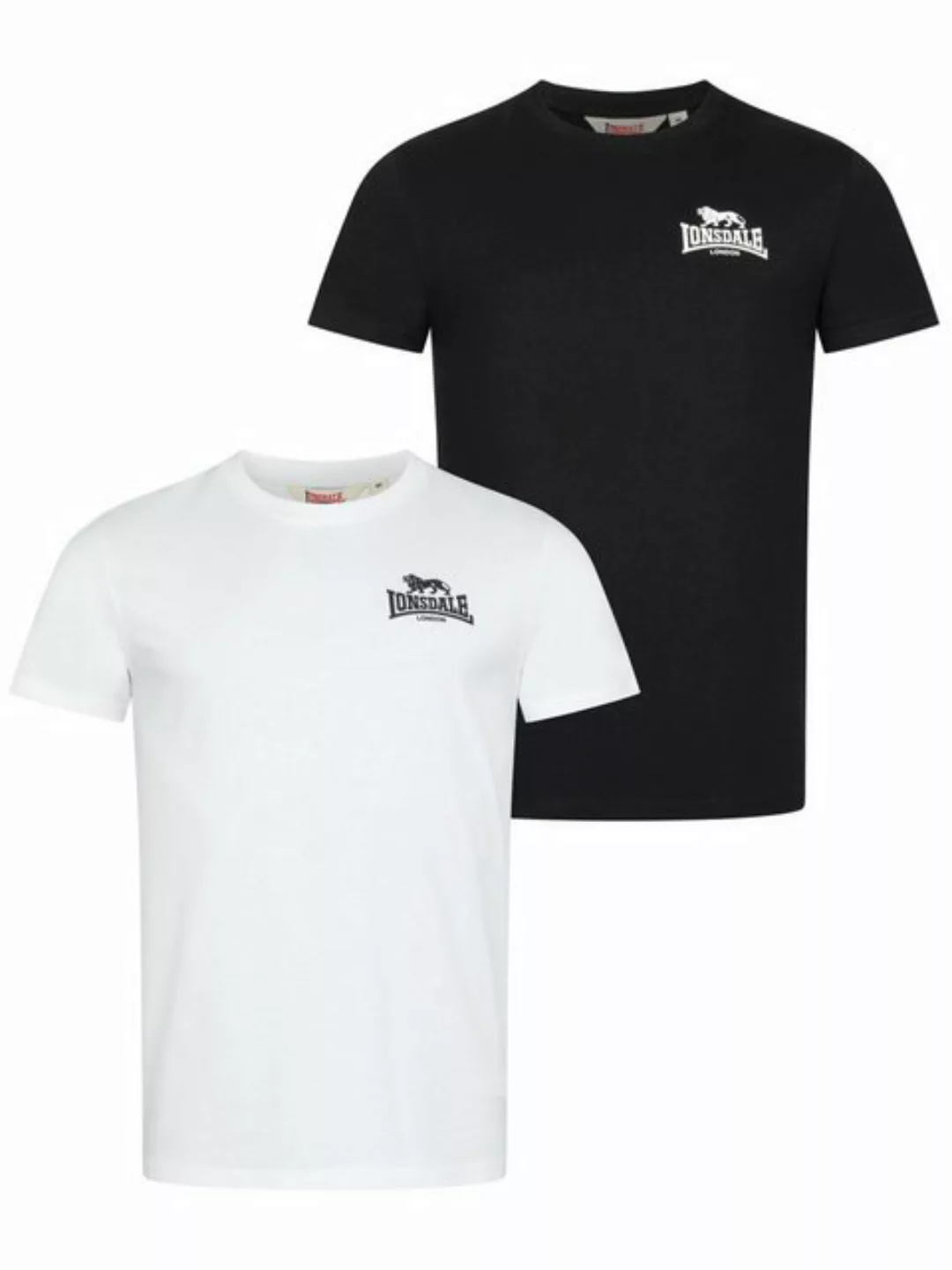 Lonsdale T-Shirt Lonsdale Herren T-Shirt Doppelpack Blairmore günstig online kaufen