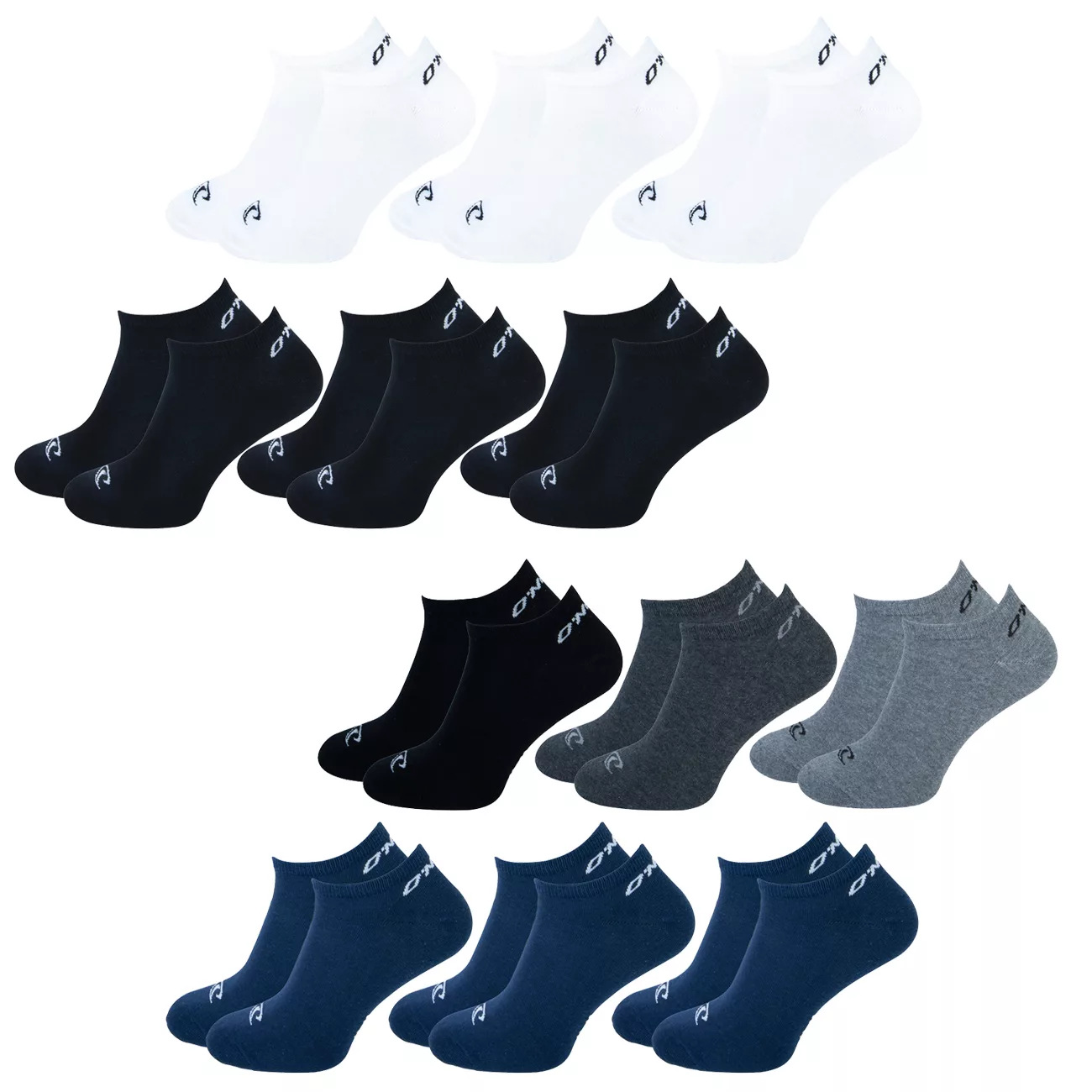 O'Neill Unisex Sneaker Socken - 6er 9er 12er Multipack günstig online kaufen