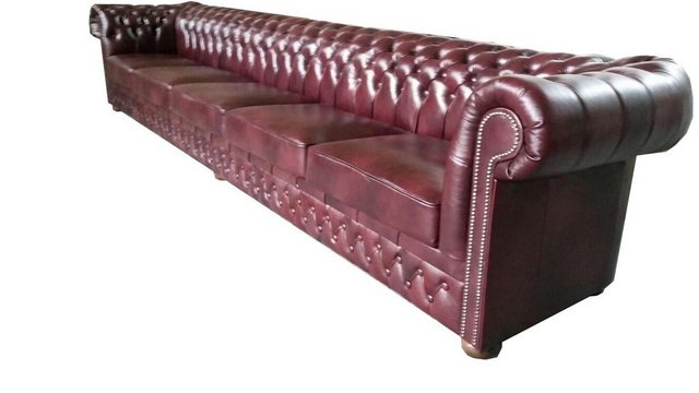 Xlmoebel Big-Sofa Chesterfield Sofa mit 8 Sitzplätzen in XXL Größe, Polster günstig online kaufen