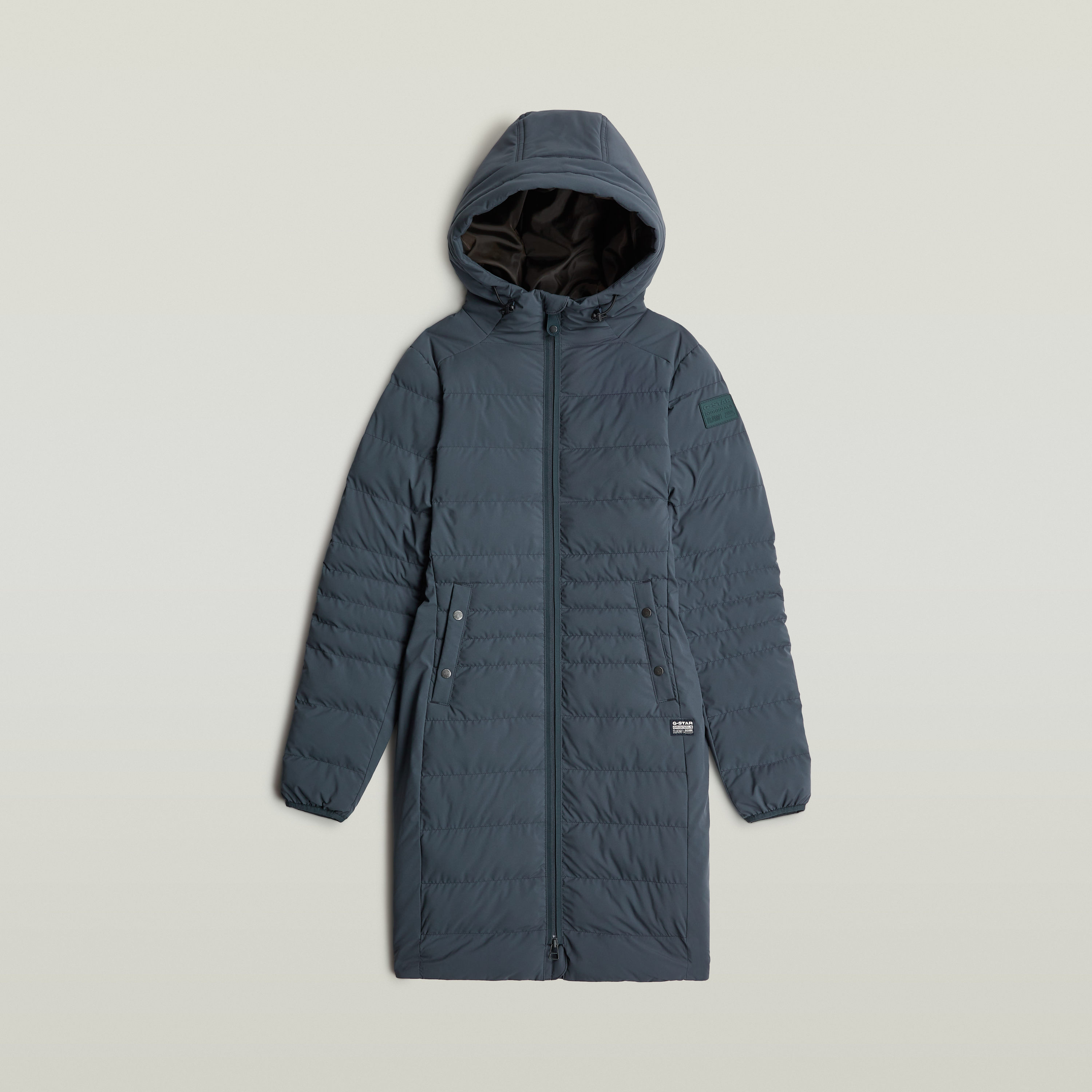 G-STAR Steppjacke "Foundation Padded Long", mit Kapuze, leicht tailliert, l günstig online kaufen