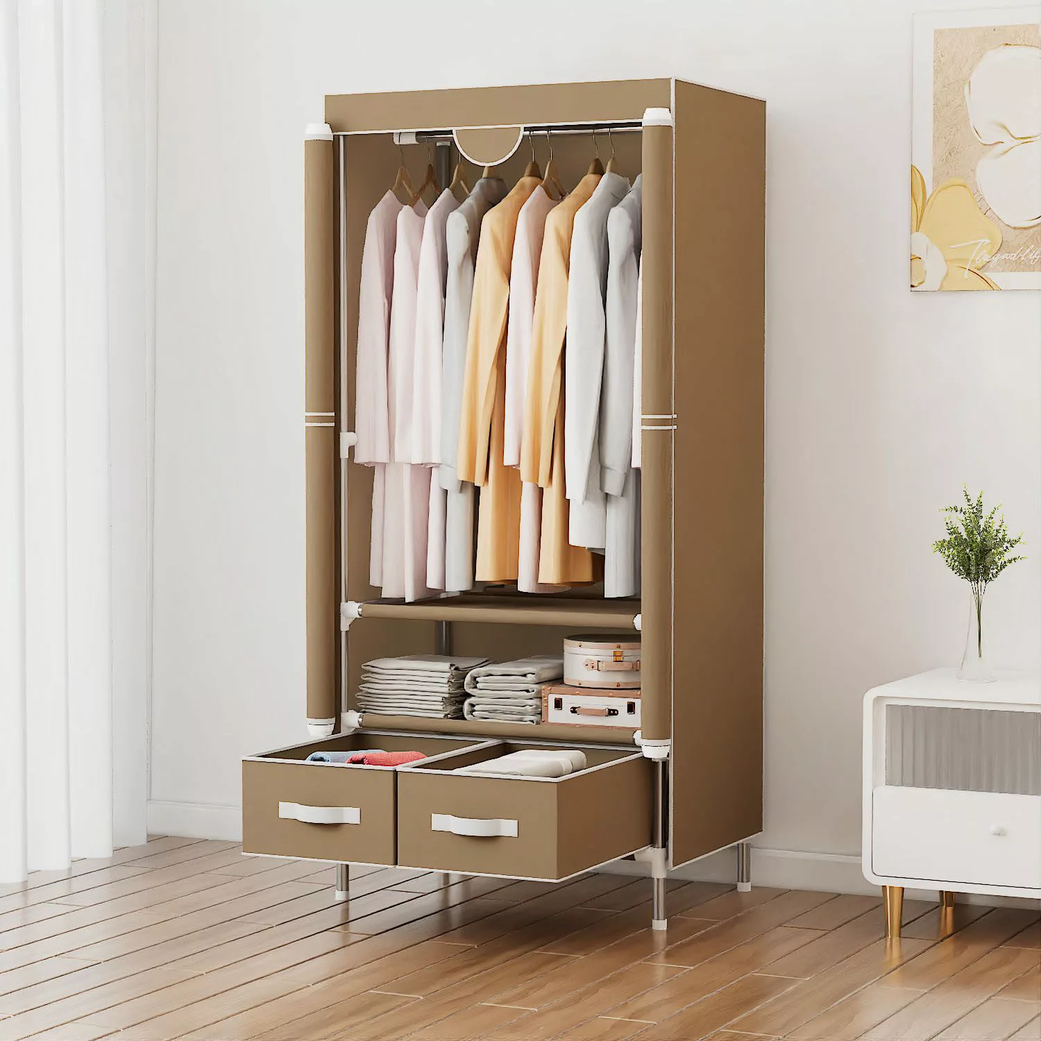 INOSIGN Kleiderschrank Stockholm Stoffkleiderschrank Bestseller in günstig online kaufen