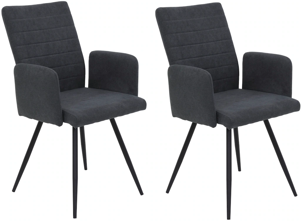 HELA 4-Fußstuhl "PARIS", (Set), 2 St., Microfaser-Flachgewebe, 4-Fuß,Rundro günstig online kaufen