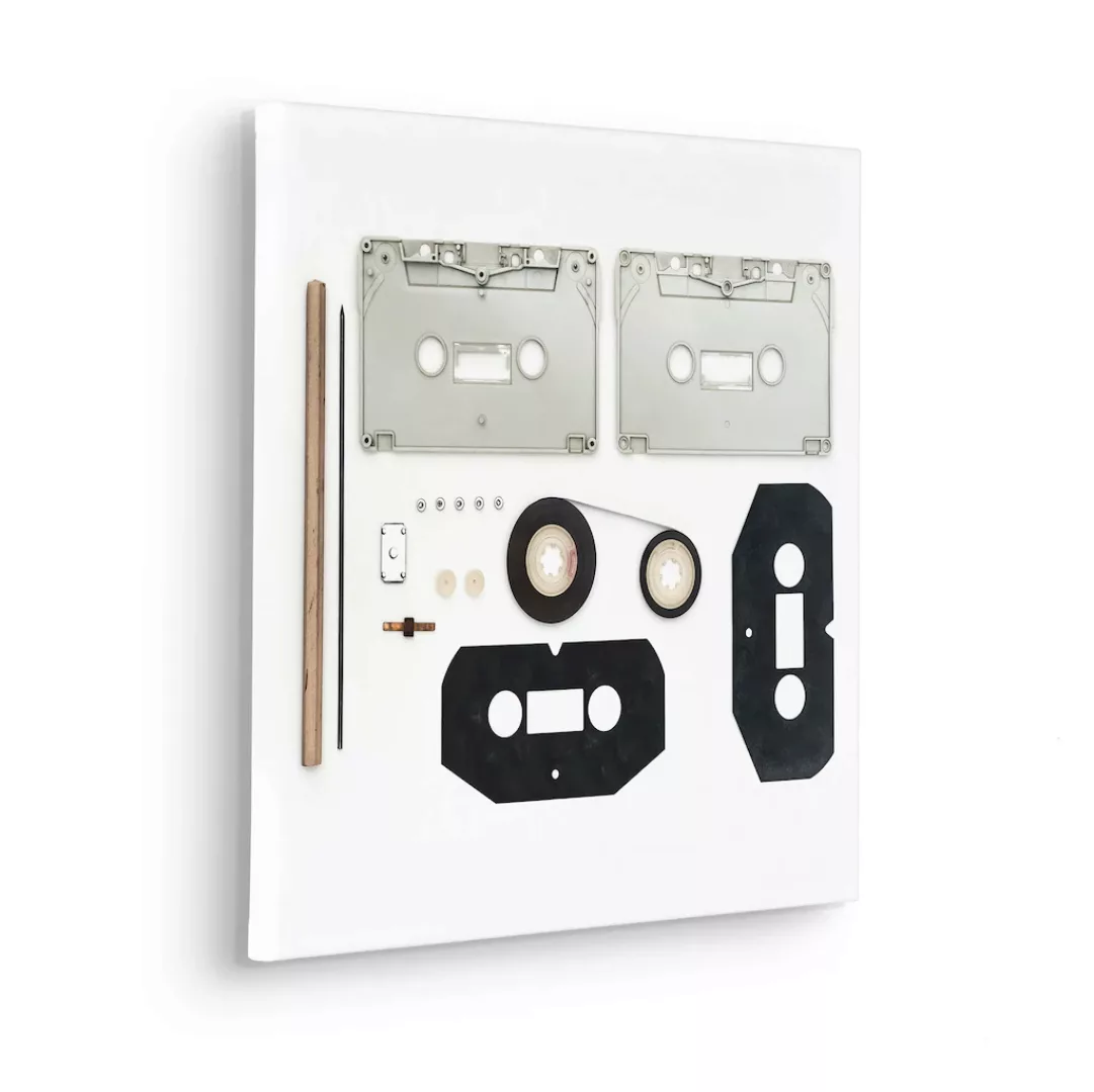 Komar Leinwandbild "Assembly Instructions Cassette", (1 St.), 40x40 cm (Bre günstig online kaufen