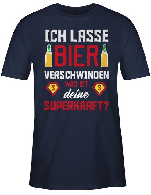 Shirtracer T-Shirt Ich lasse Bier verschwinden was ist deine Superkraft Par günstig online kaufen