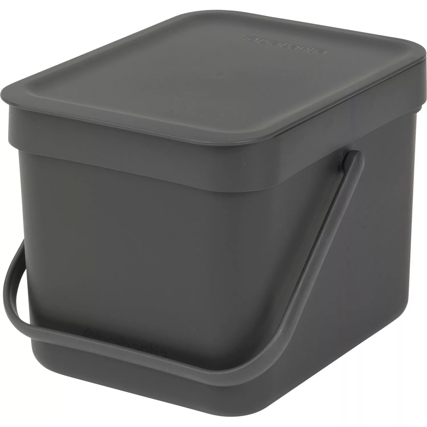 Brabantia Abfallbehälter Sort & Go 6 l Grey mit Wandhalterung günstig online kaufen