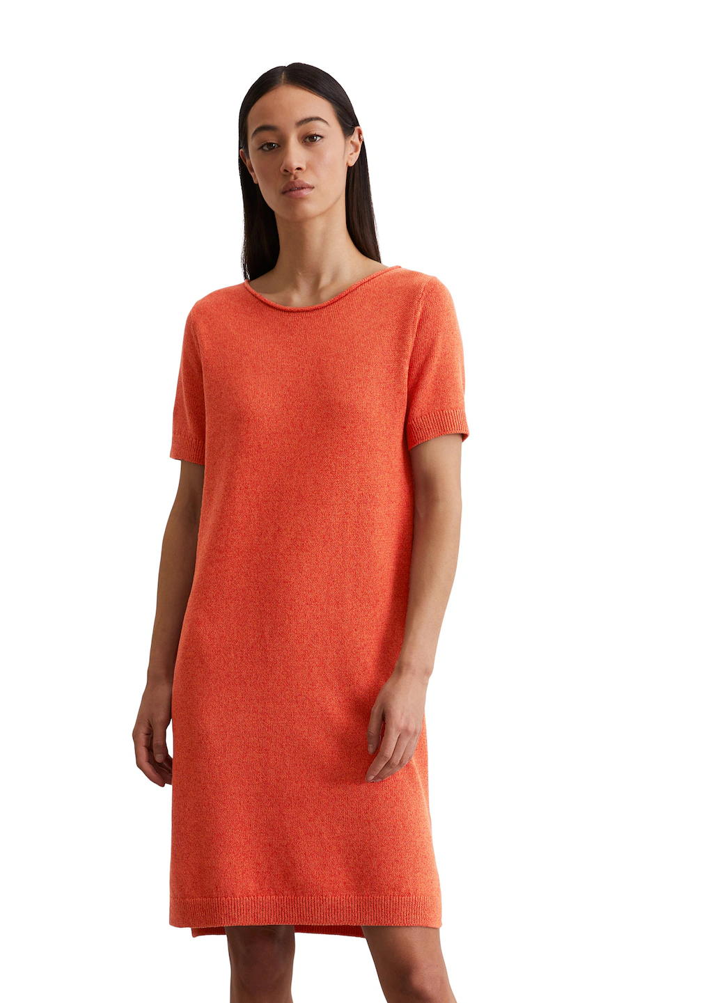 Marc OPolo Strickkleid "aus Bio-Baumwolle-Leinen-Mix" günstig online kaufen