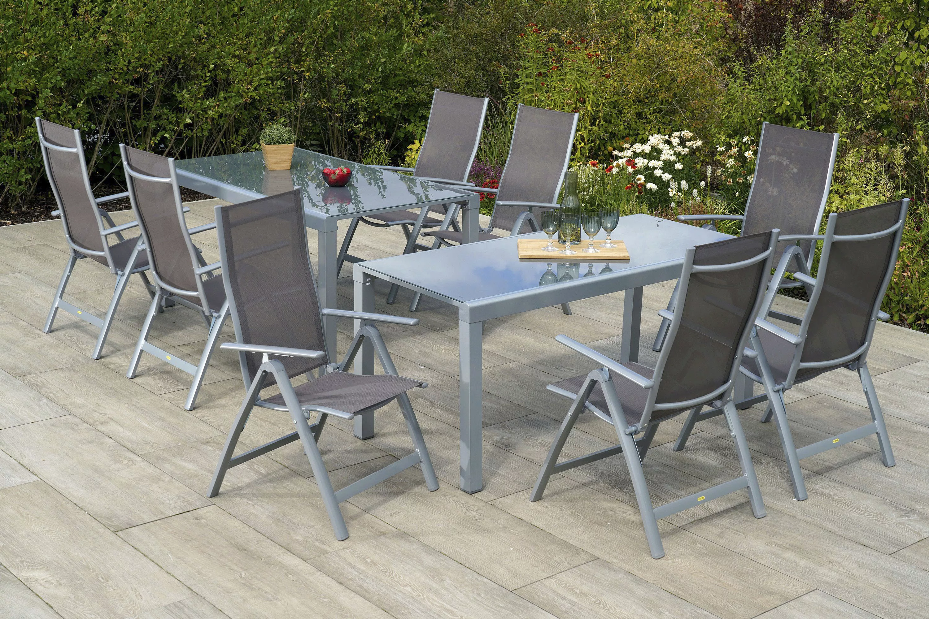 MERXX Garten-Essgruppe "Carrara", (9 tlg.) günstig online kaufen