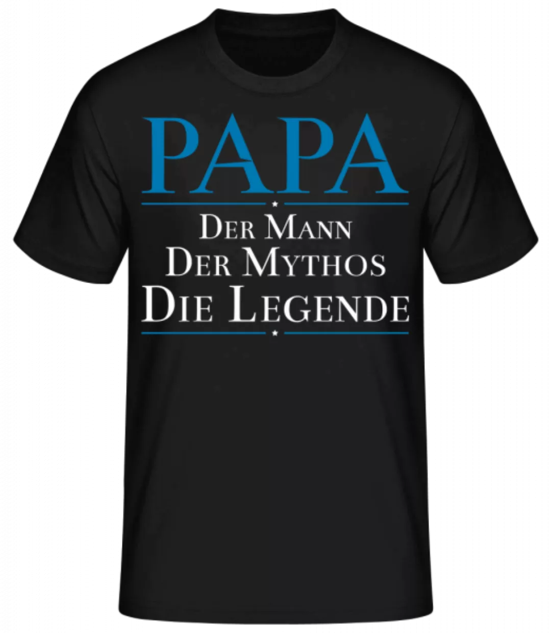 Papa Die Legende · Männer Basic T-Shirt günstig online kaufen