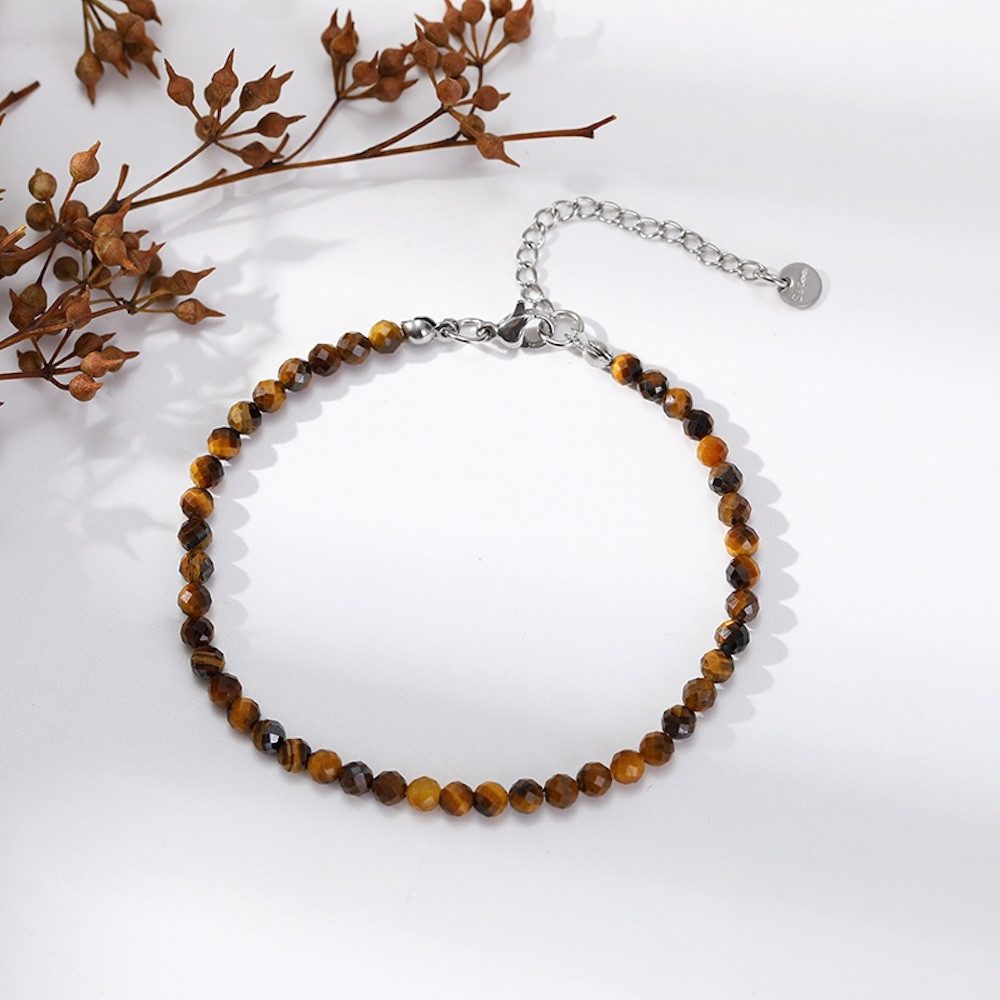 Kim Johanson Fußkette Naturstein Perlenfußkette (1-tlg), günstig online kaufen