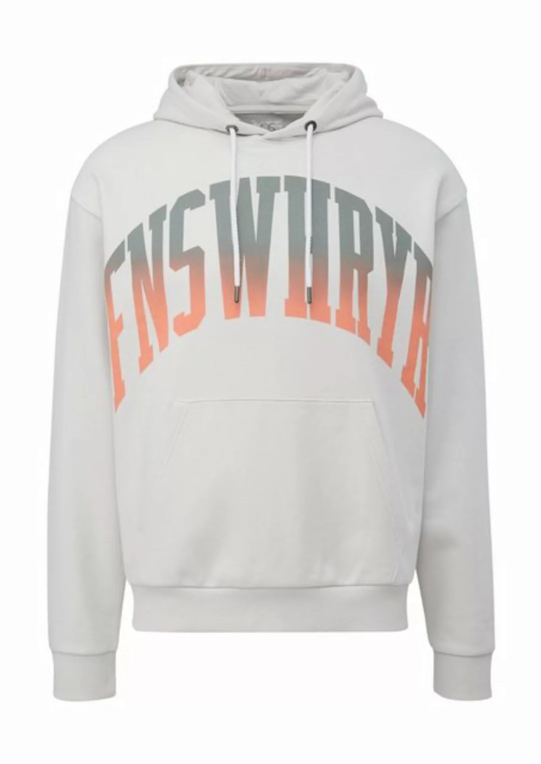 QS Kapuzensweatshirt mit einer Kängurutasche günstig online kaufen