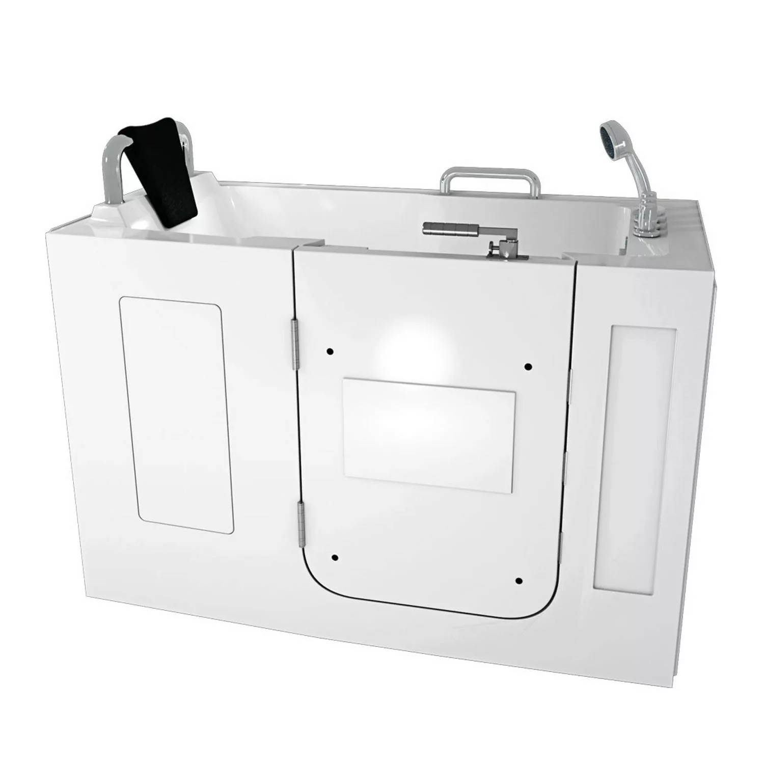 AcquaVapore Sitzbadewanne Senioren Wanne Sitzwanne mit Tür S07-TH-B-L 140x7 günstig online kaufen