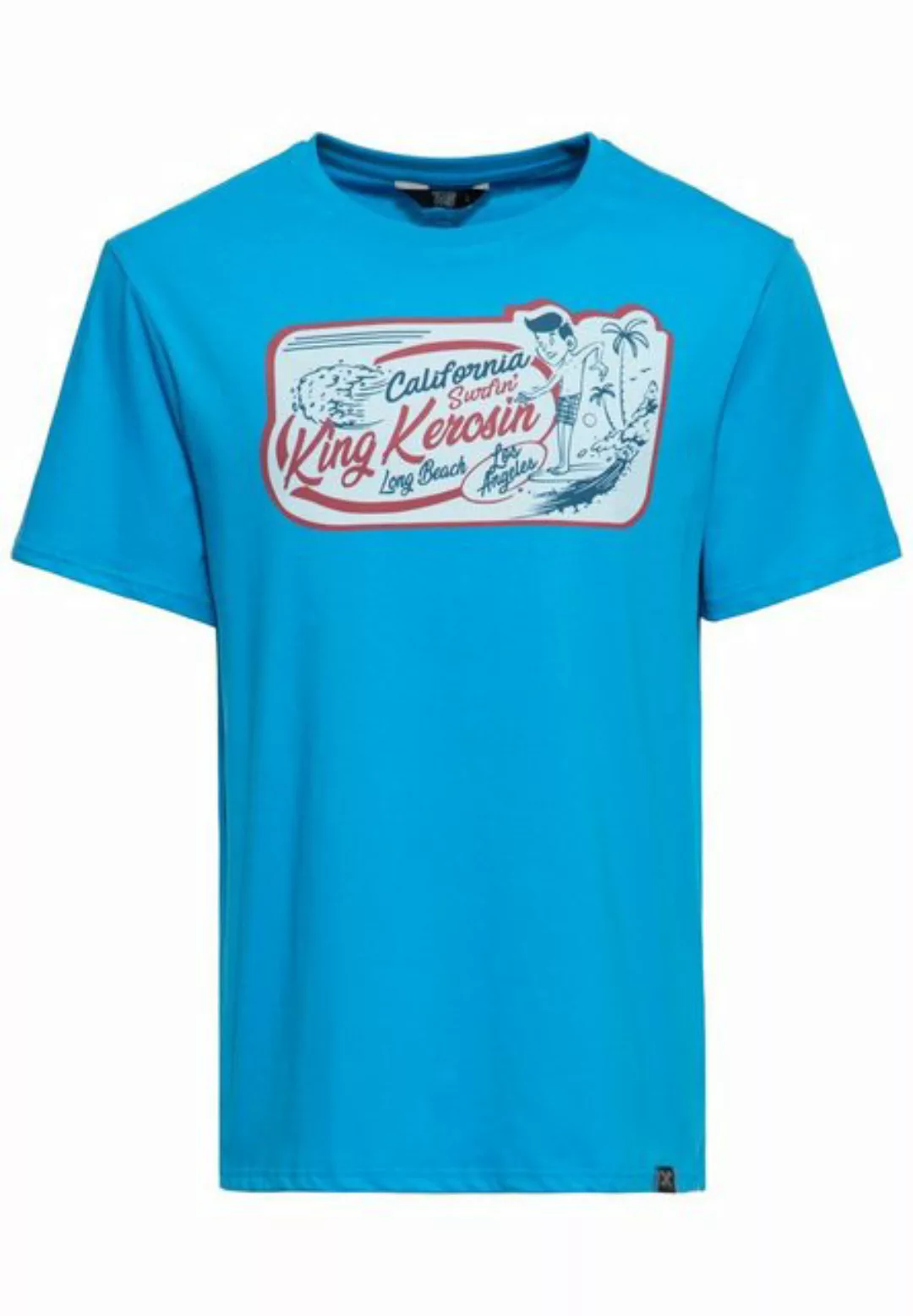 KingKerosin Print-Shirt California Surfin (1-tlg) mit Front Print im "Vinta günstig online kaufen