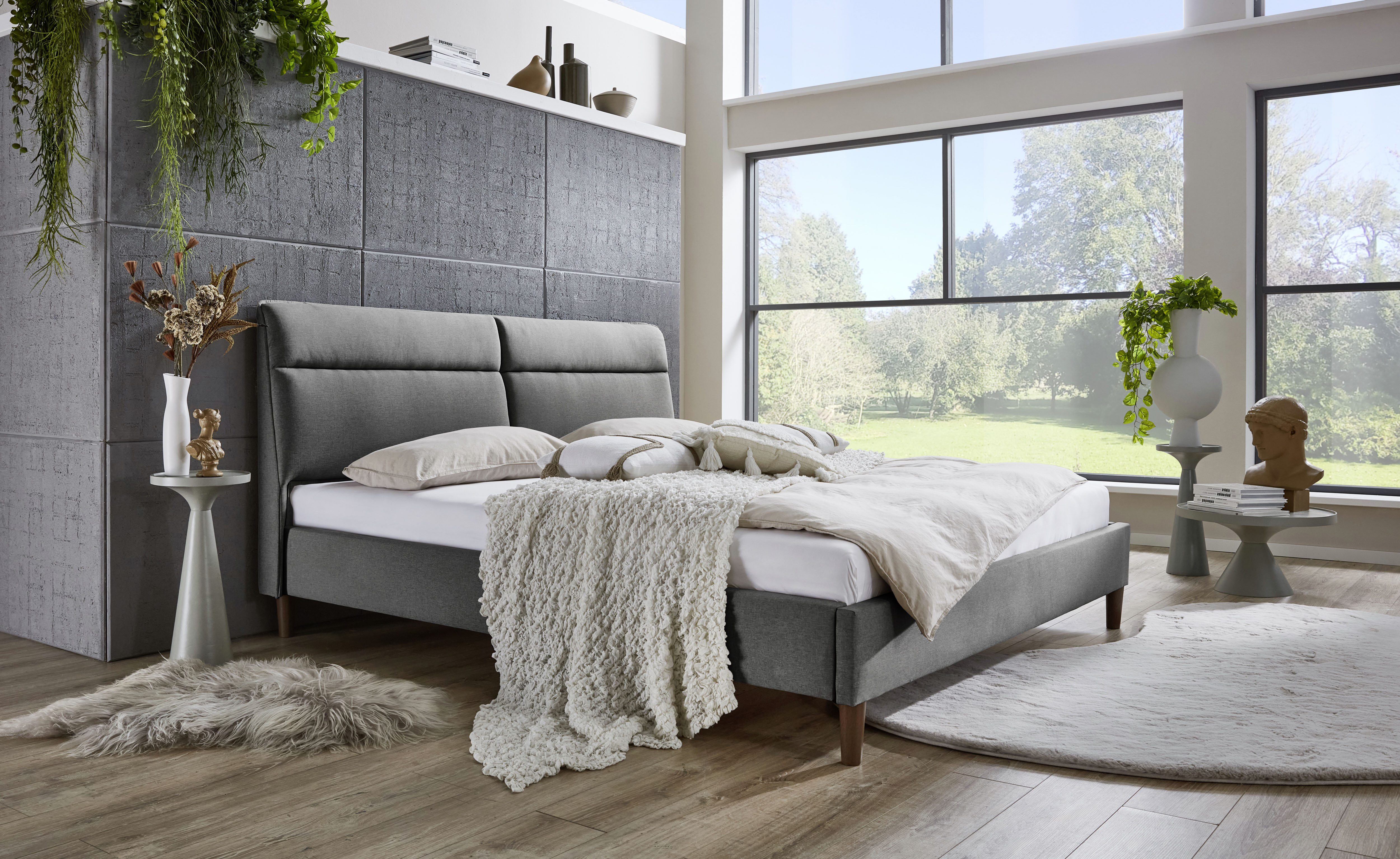 ATLANTIC home collection Polsterbett "Madita, 180x200cm, mit organischer Ko günstig online kaufen