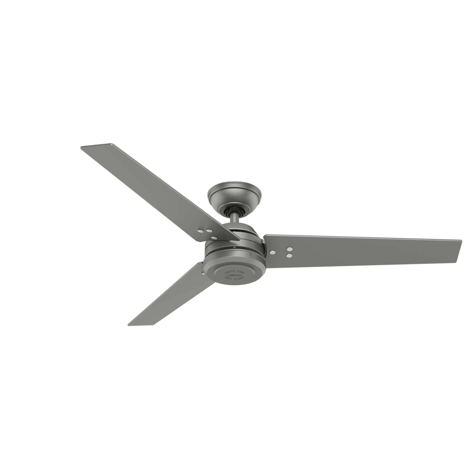 HUNTER FANS Deckenventilator Protos Matt Silber 132 cm mit Wandschalter günstig online kaufen