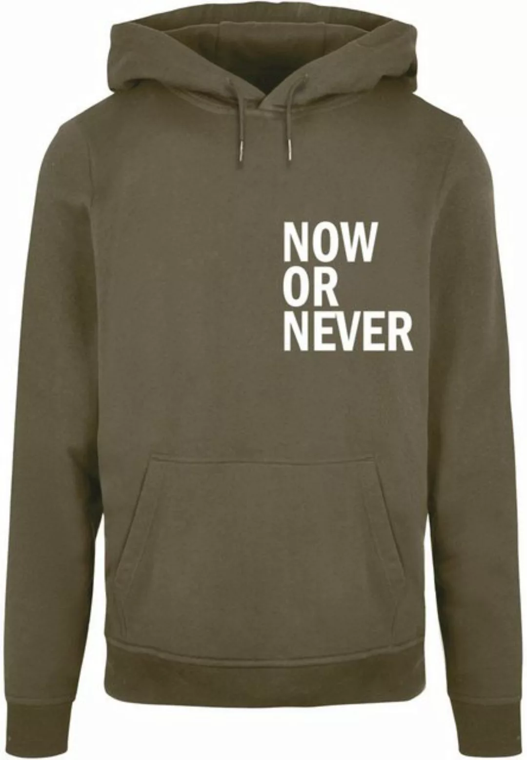 Merchcode Kapuzensweatshirt Merchcode Herren Now Or Never Basic Hoody (1-tl günstig online kaufen