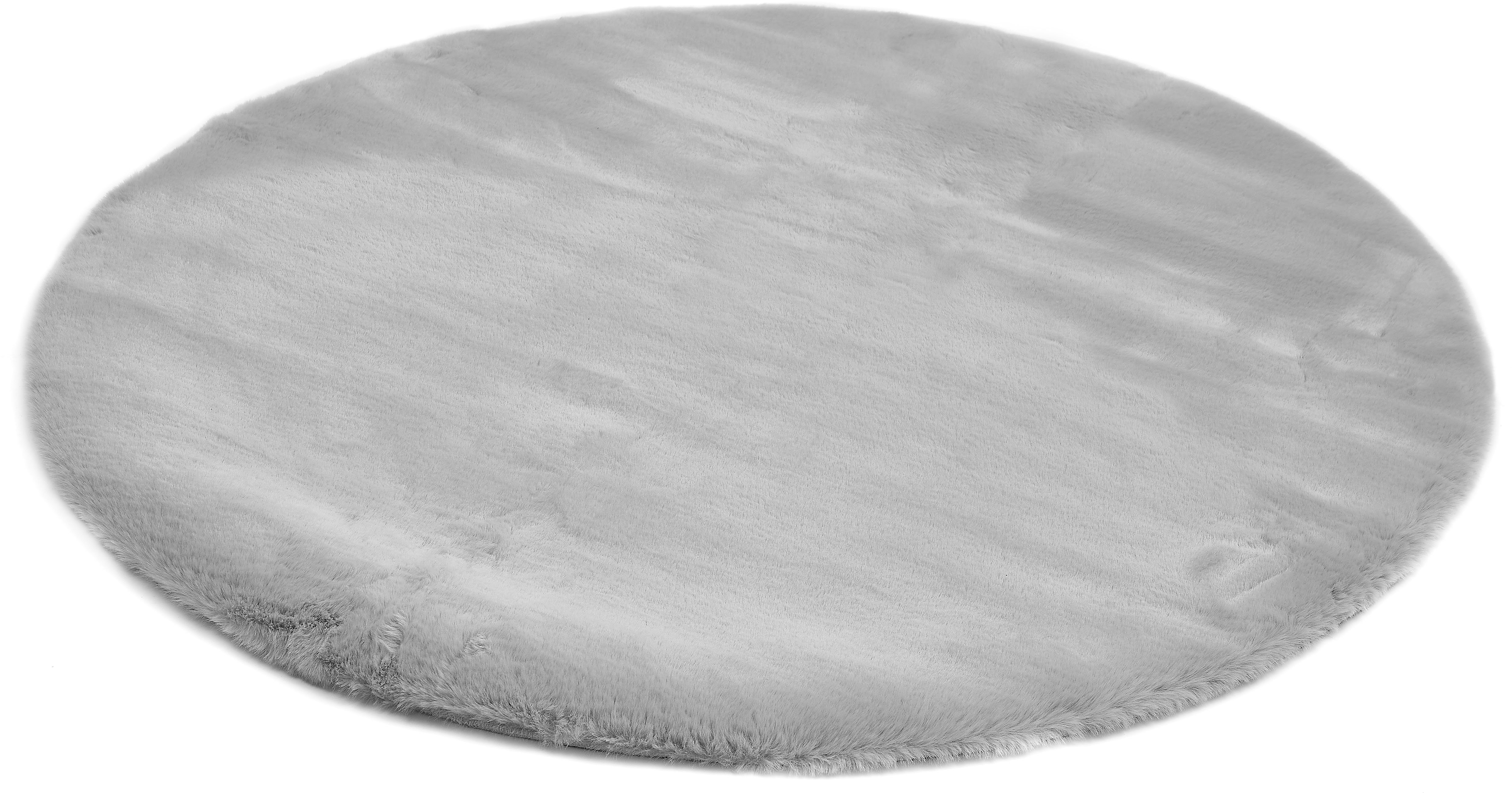 LUXOR living Fellteppich »Novara«, rund, 30 mm Höhe, Kunstfell, Kaninchenfe günstig online kaufen