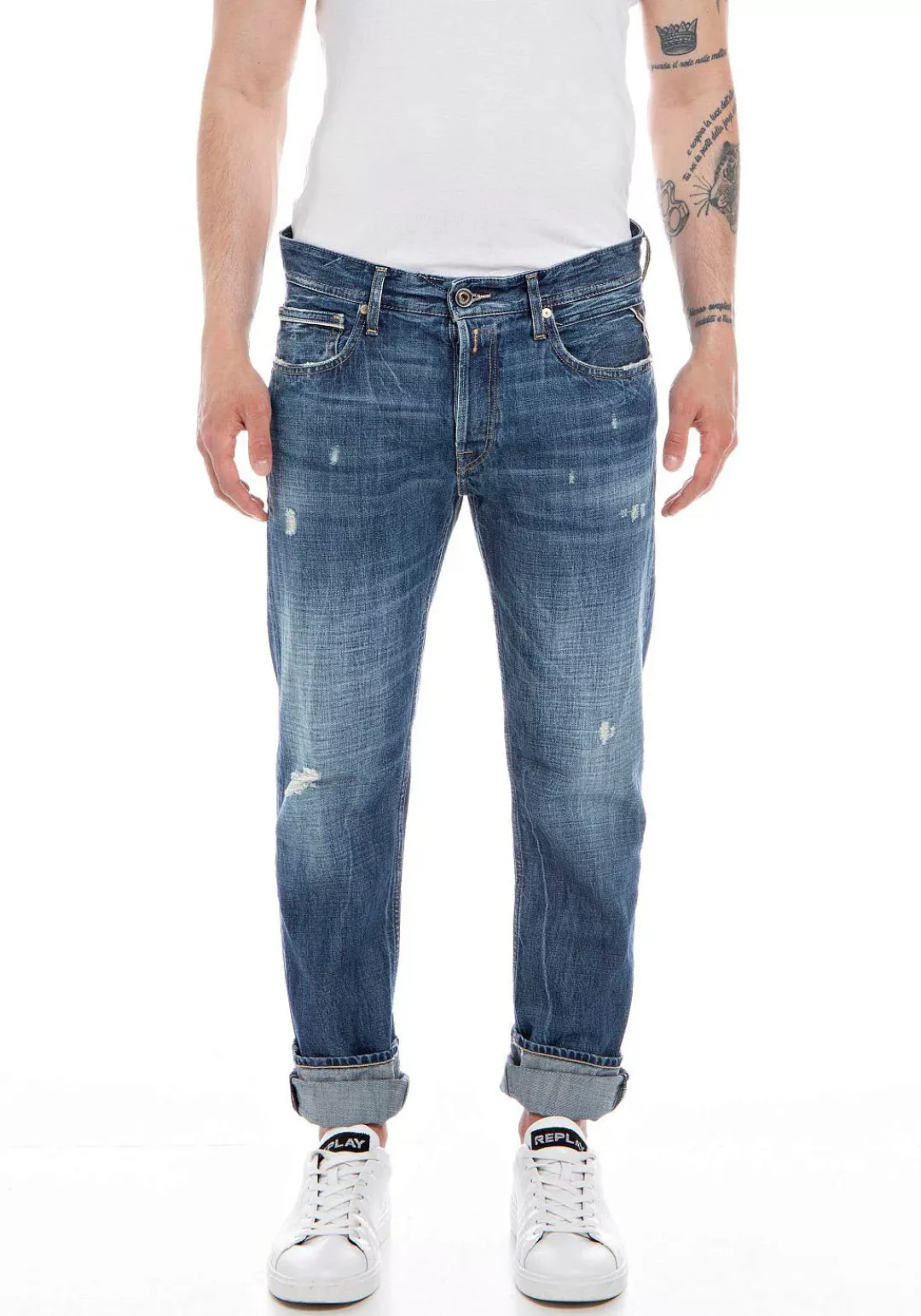 Replay Straight-Jeans Groover günstig online kaufen