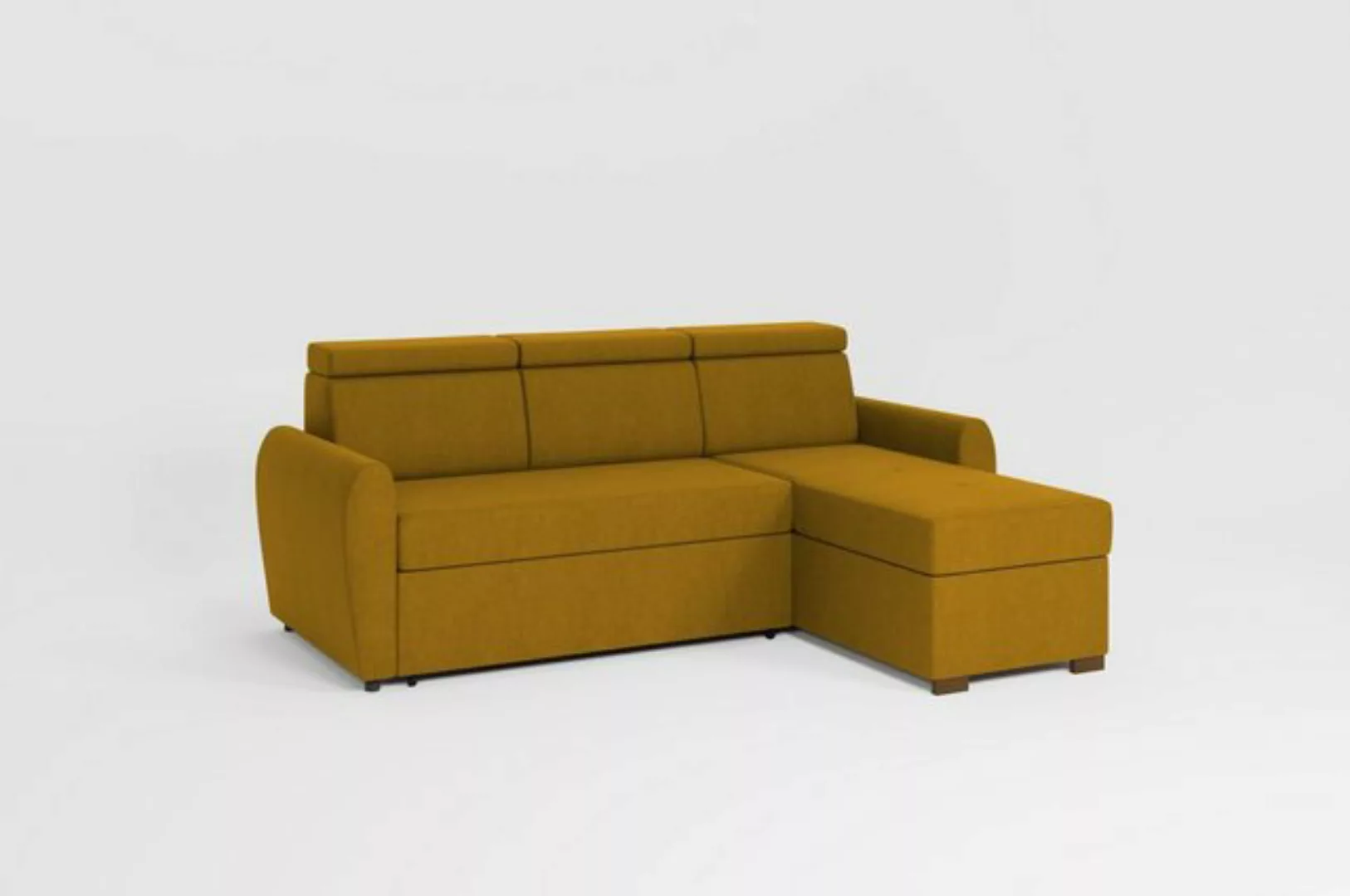 MOEBLO Ecksofa CANBERRA I, Couch für Wohnzimmer, Schlafsofa Sofagarnitur So günstig online kaufen