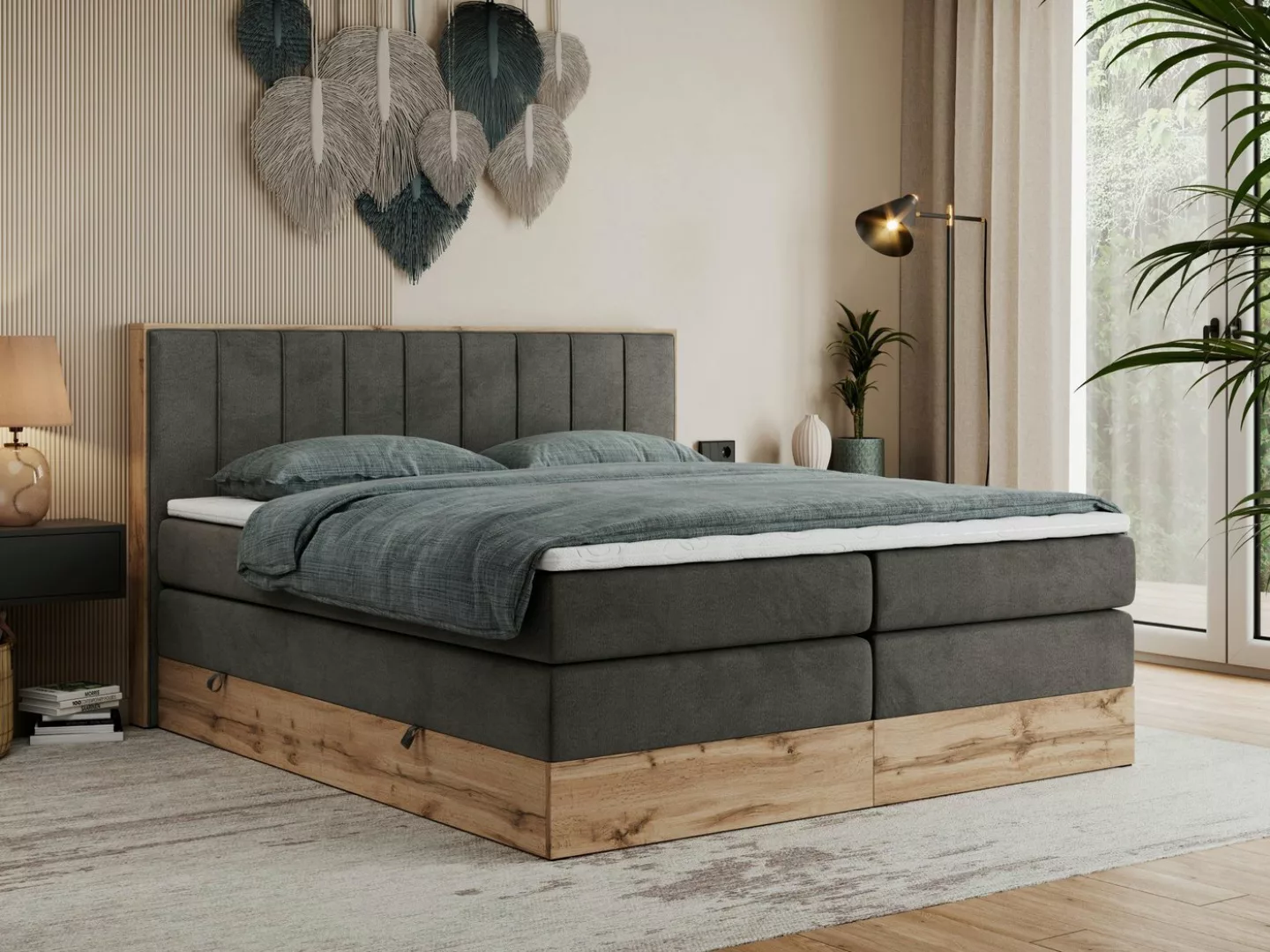 DB-Möbel Boxspringbett "Karl Kingsize-Bett" Möbel vom Hersteller (Rahmen de günstig online kaufen