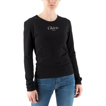Replay  T-Shirts & Poloshirts Schwarzes Langarm-T-Shirt günstig online kaufen