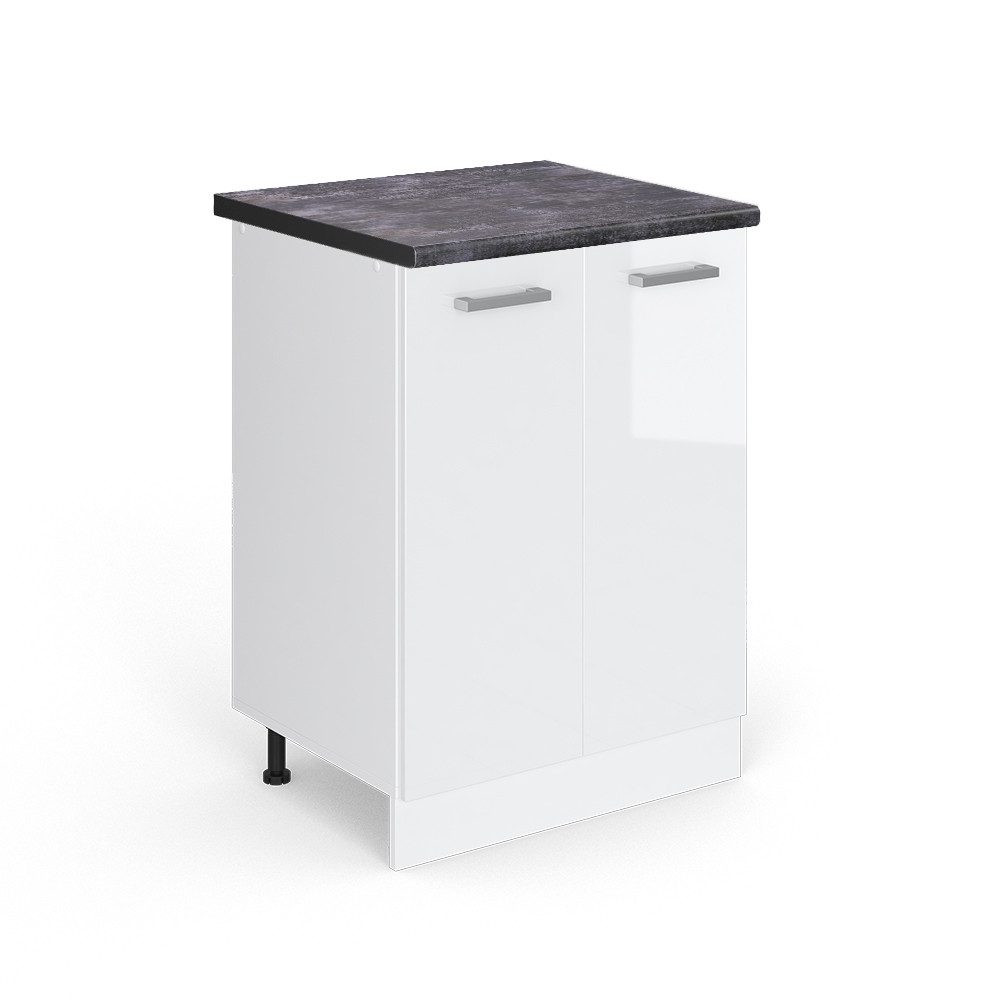 Vicco Unterschrank R-Line, Weiß Hochglanz/Weiß, 60 günstig online kaufen