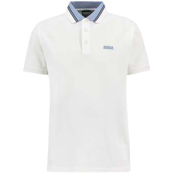 Barbour  T-Shirts & Poloshirts Bruce Tipped Polo Shirt White günstig online kaufen