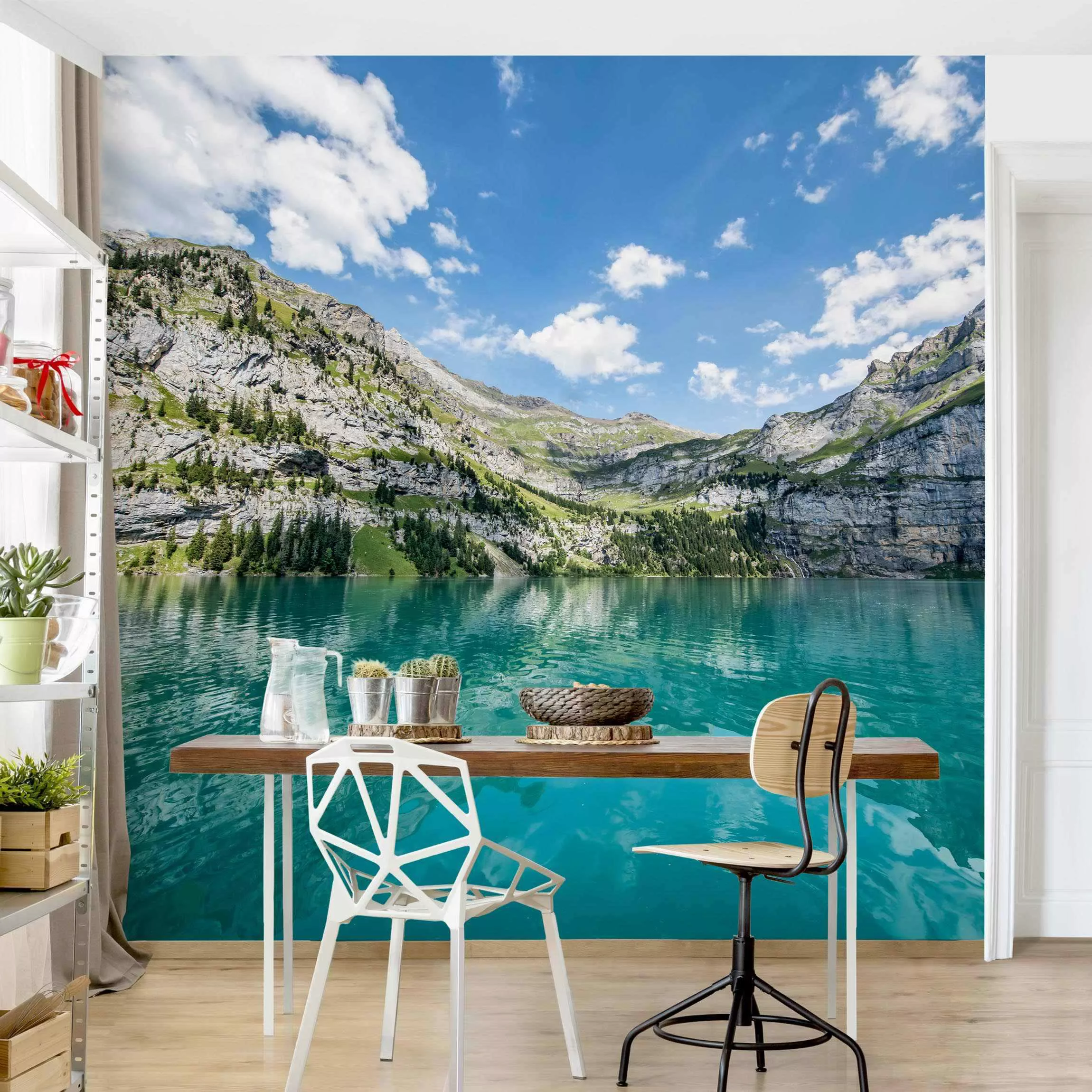 Fototapete Traumhafter Bergsee günstig online kaufen