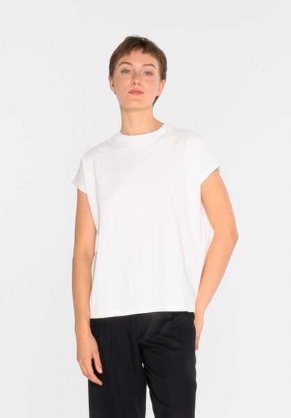 Damen T-shirt Structured Im Boxy Style günstig online kaufen
