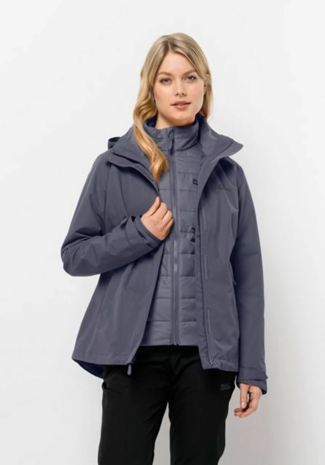 Jack Wolfskin 3-in-1-Funktionsjacke "GEISSHORN 3IN1 JKT W", (2 teilig), mit günstig online kaufen