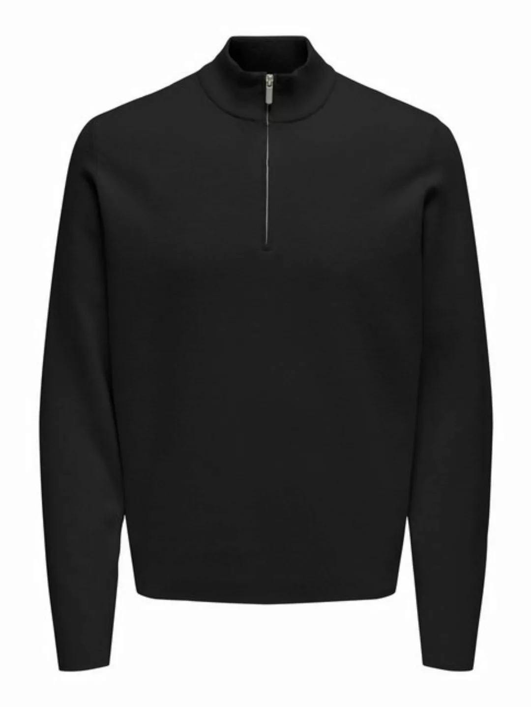 ONLY & SONS Troyer ONSCOOPER REG 12 HALF ZIP HIGH NECK KNIT günstig online kaufen